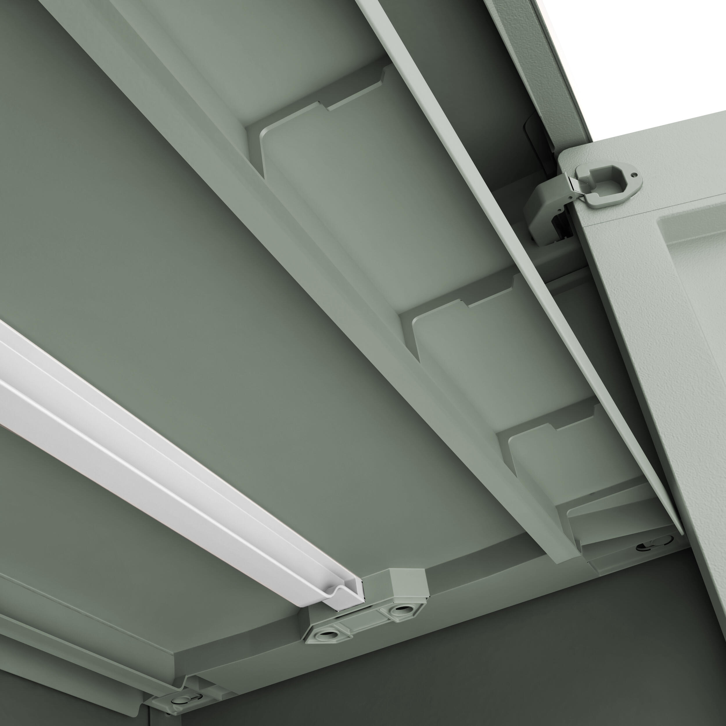 Armario alto baldas Planet Outdoor 182x80x44 cm para uso interior/exterior verde - 8