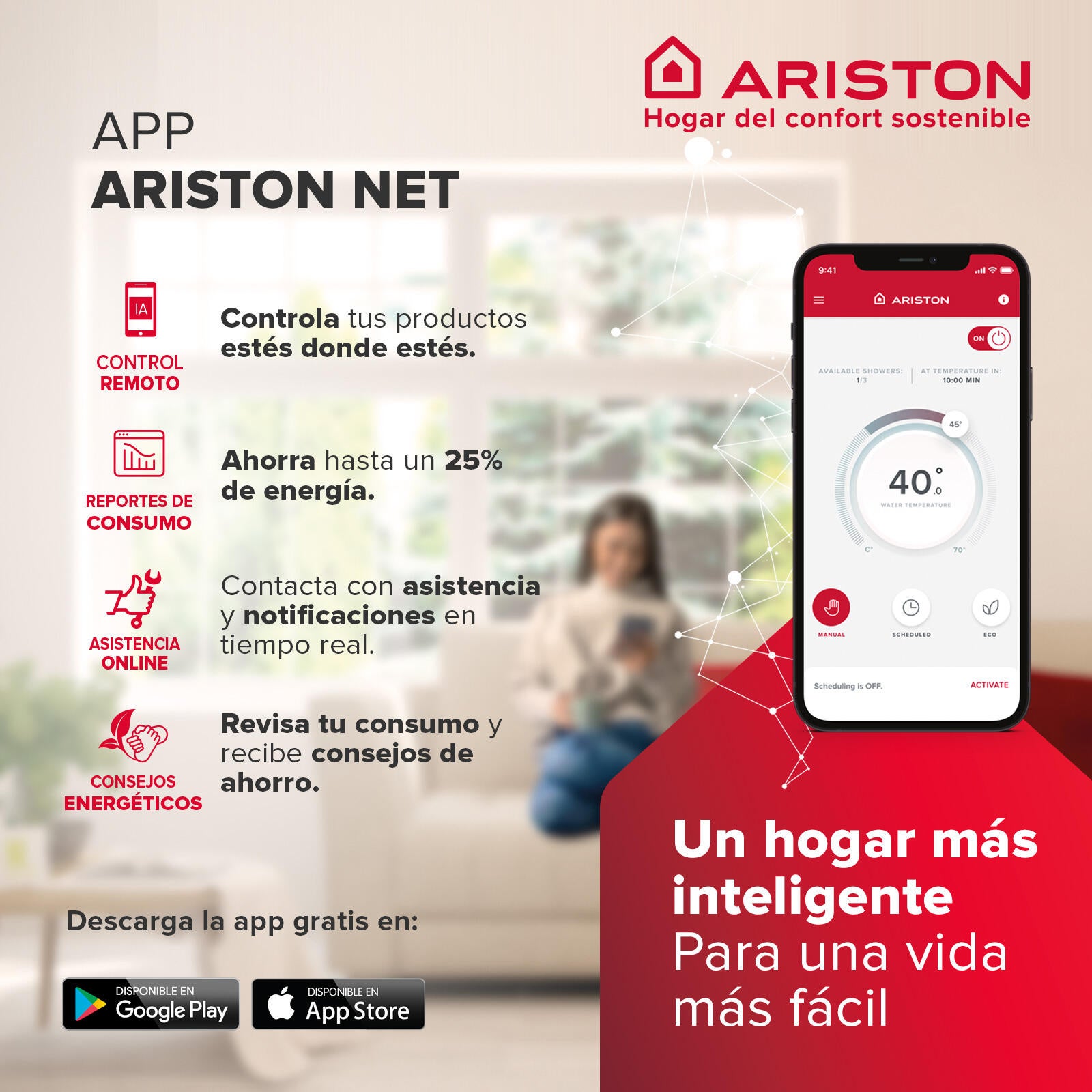 Termoacumulador Ariston Velis PRO WIFI 100 litros G+ - 7