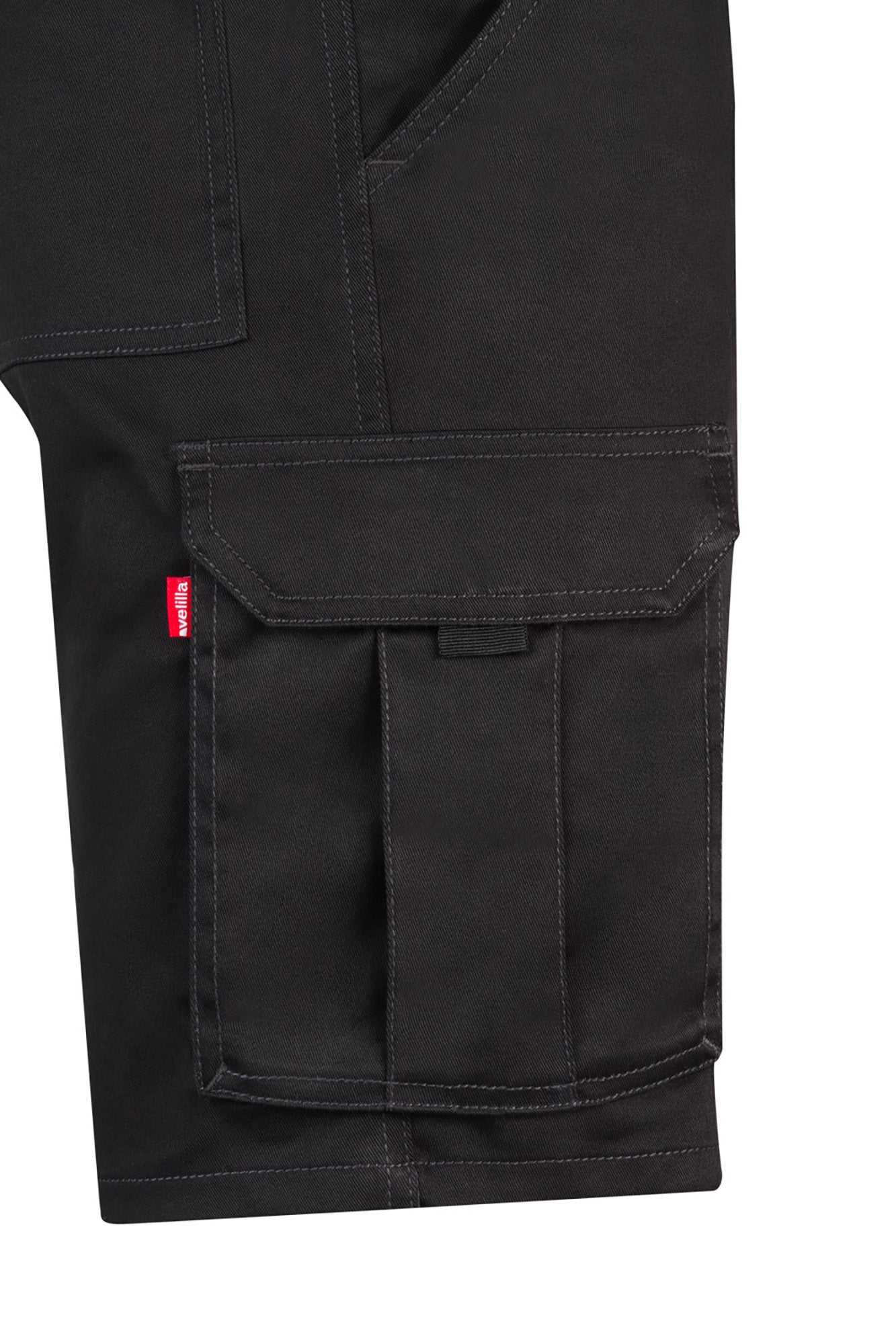 Bermuda Stretch Multibolsillos VELILLA - Negro - 42 - 6