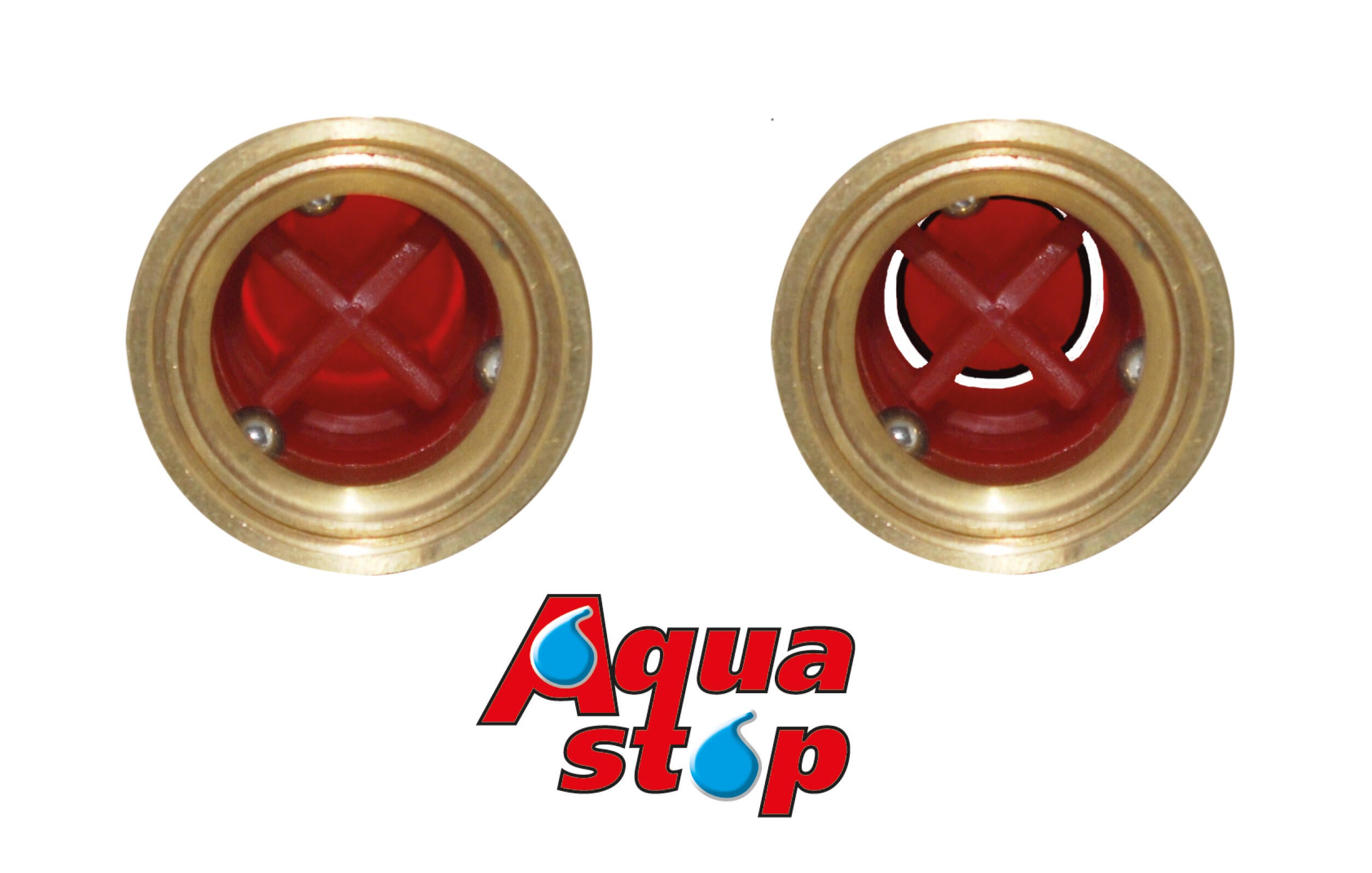 Raccord laiton automatique 3 billes aquastop tuyau diam.19 BOUTTE - 4