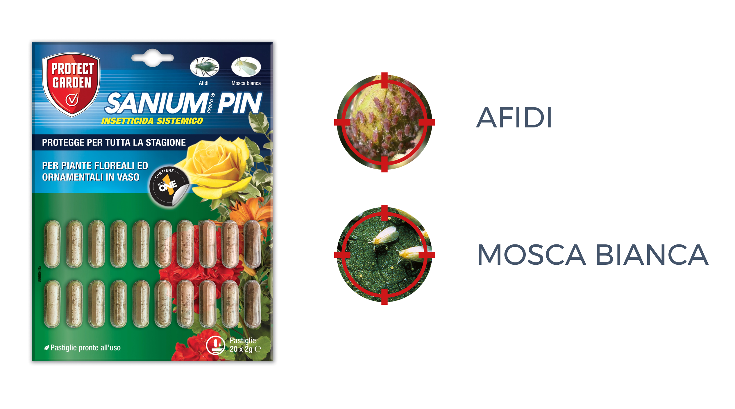 Insetticida PROTECT GARDEN SANIUM sistematico 10 pastiglie da 2 gr - 4
