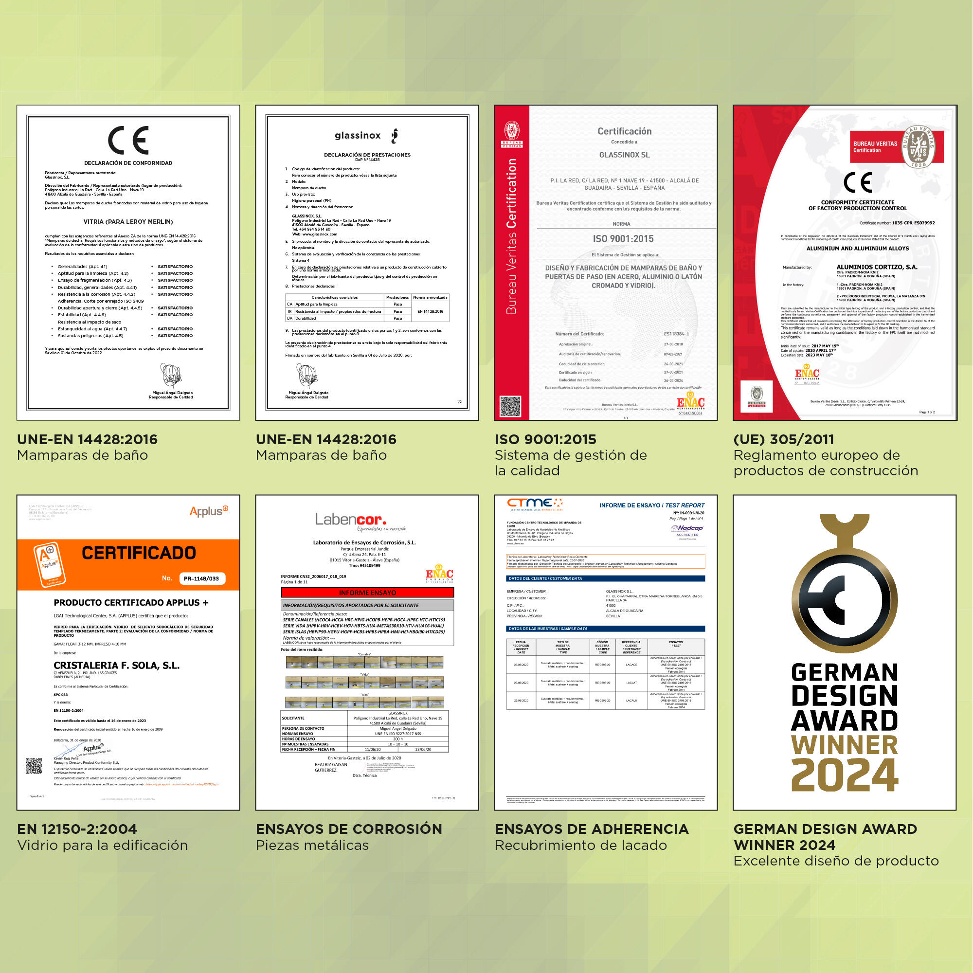 Mampara de ducha frontal 1 fijo + 1 puerta corredera transparente Vitria perfil aluminio cromo (150-155)x199.2 cm cierre de sobreponer marca Glassinox - 9