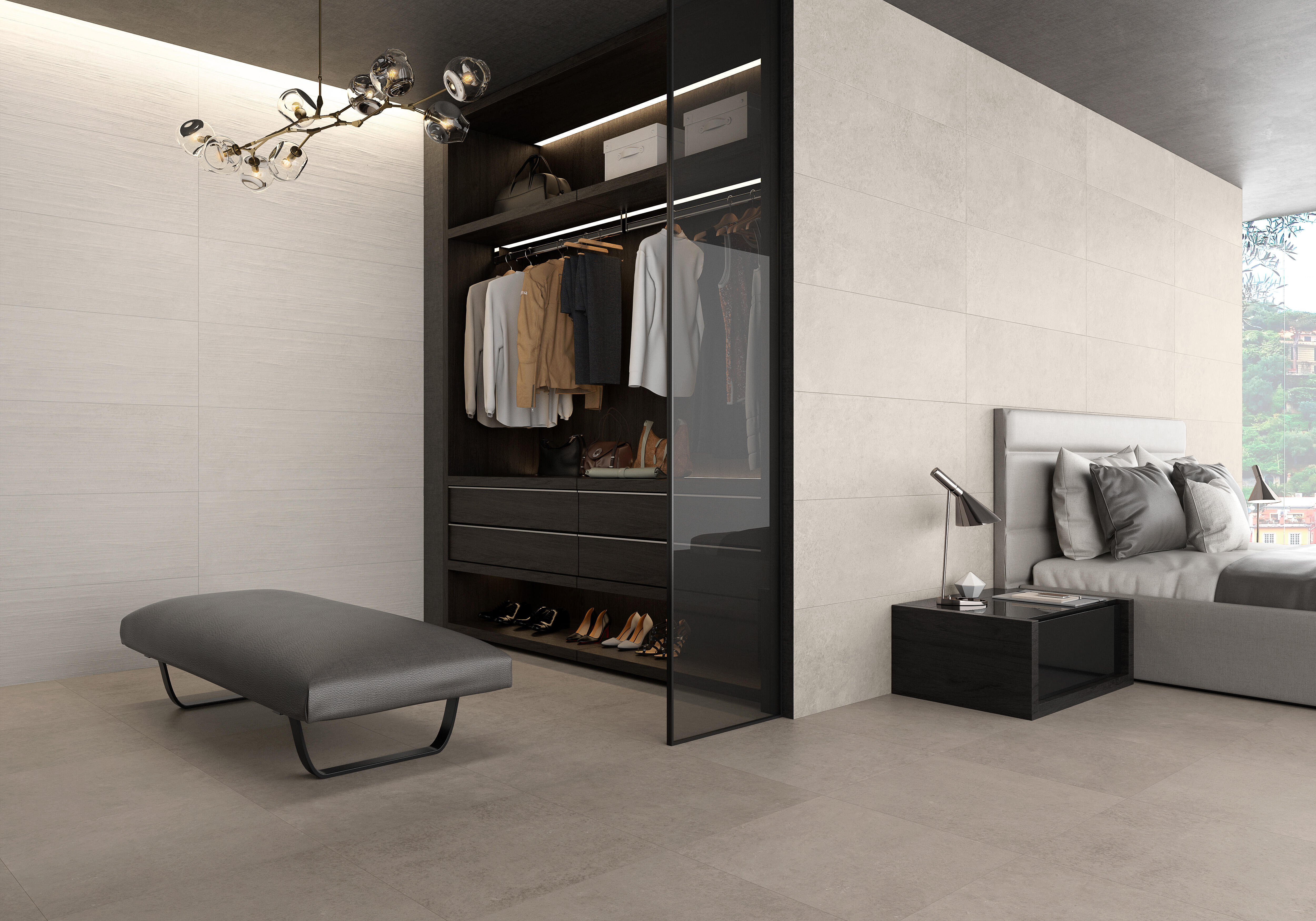 Azulejo cerámico wave snow 40x120 cm artens