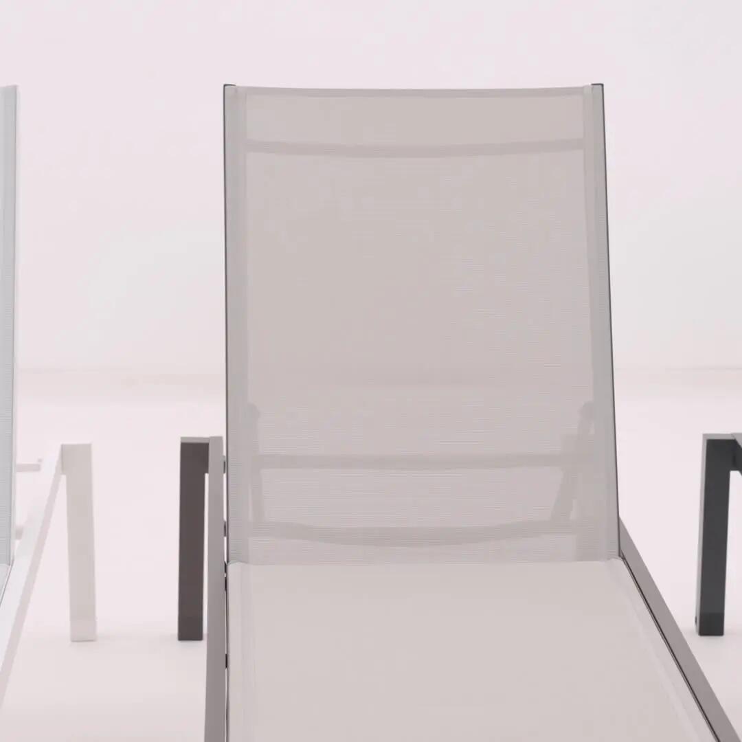 Conjunto de jardín Lyra de aluminio para 4 comensales - 4