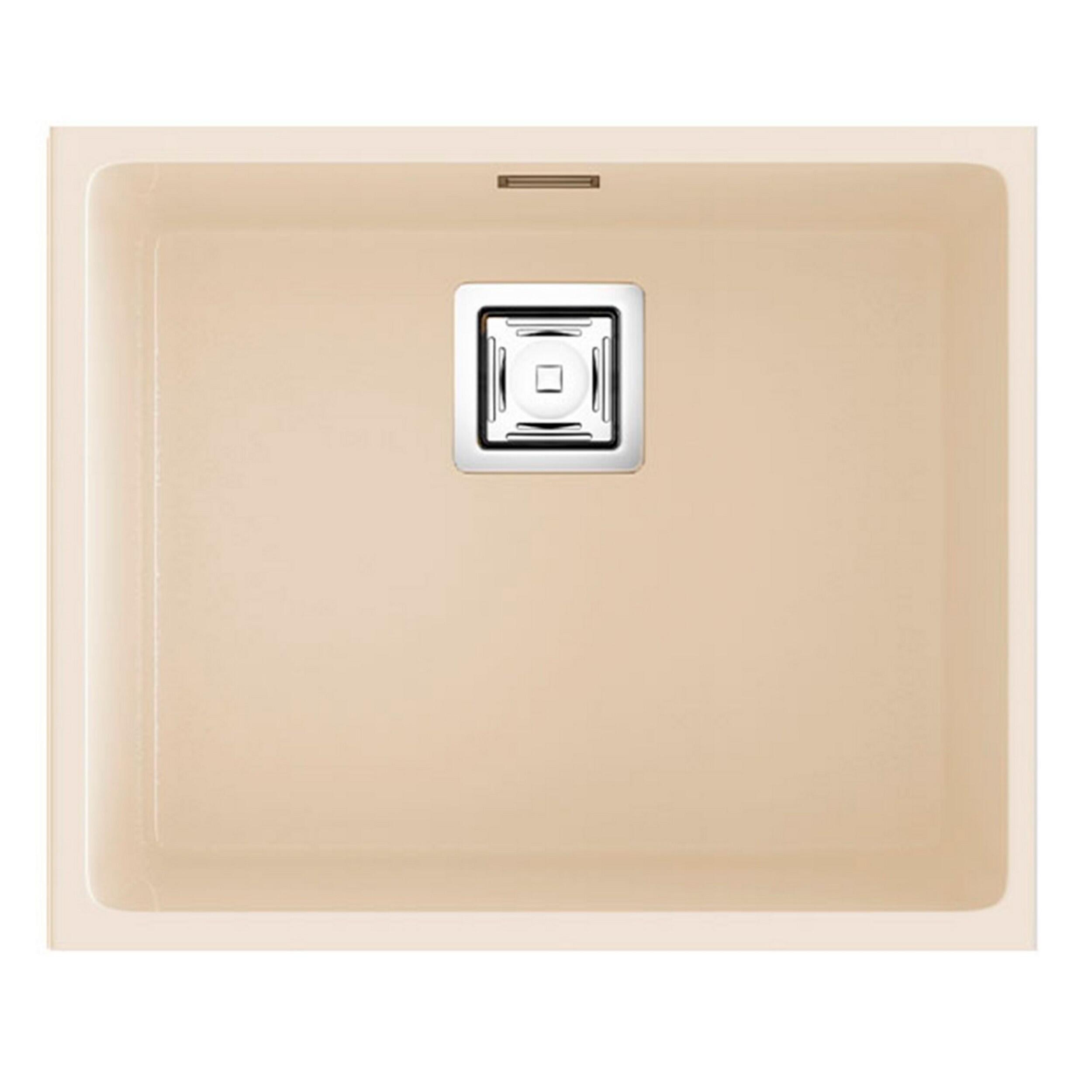 Fregadero 1 seno zie pergamon gloss 55x45 cm
