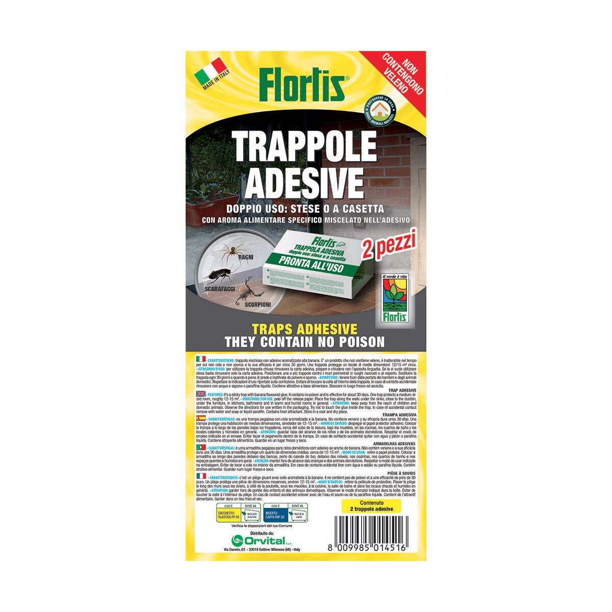 Trappola per ratto e talpa e topo FLORTIS Stop - 2