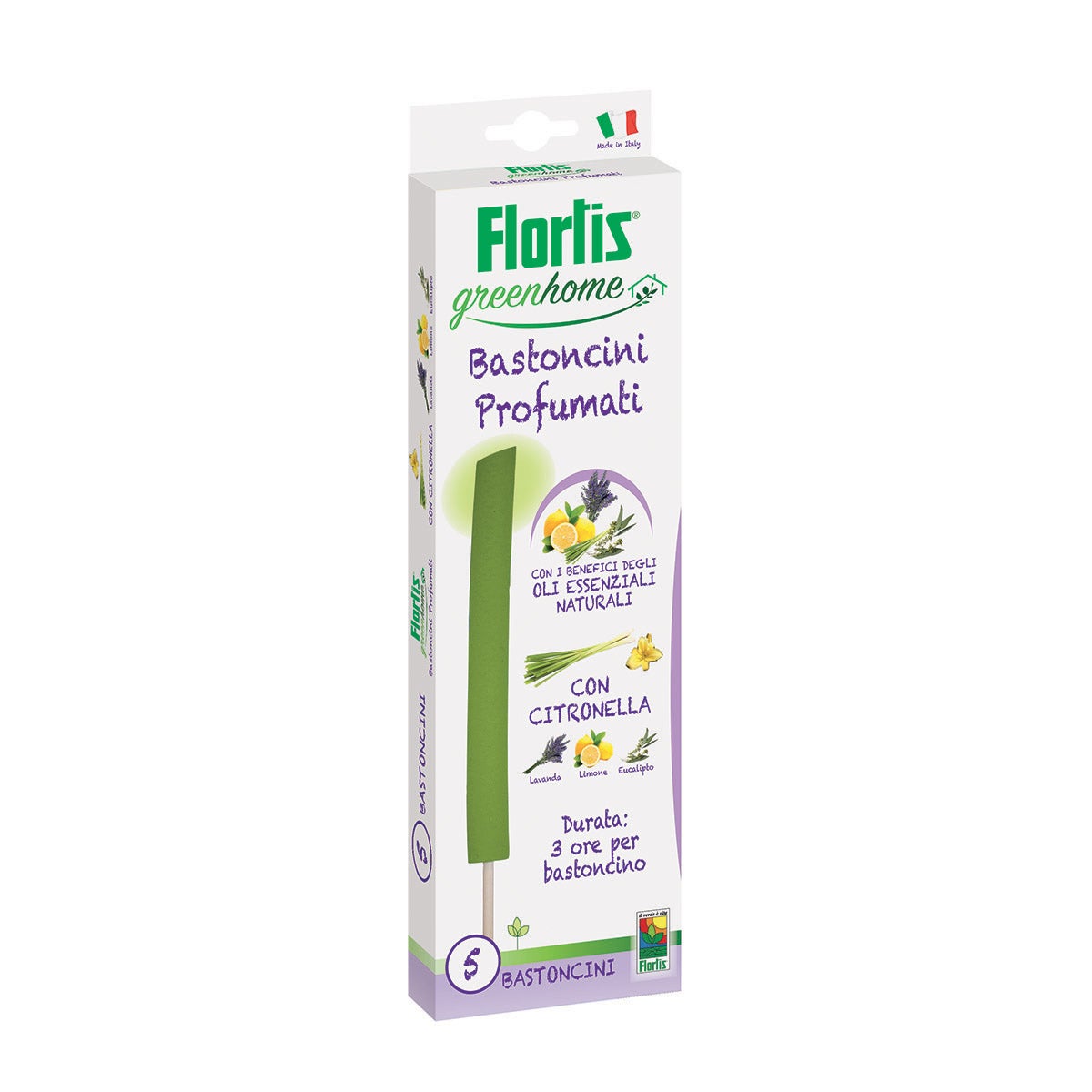 Insetticida bastoncini per zanzare FLORTIS, 5 pezzi - 3