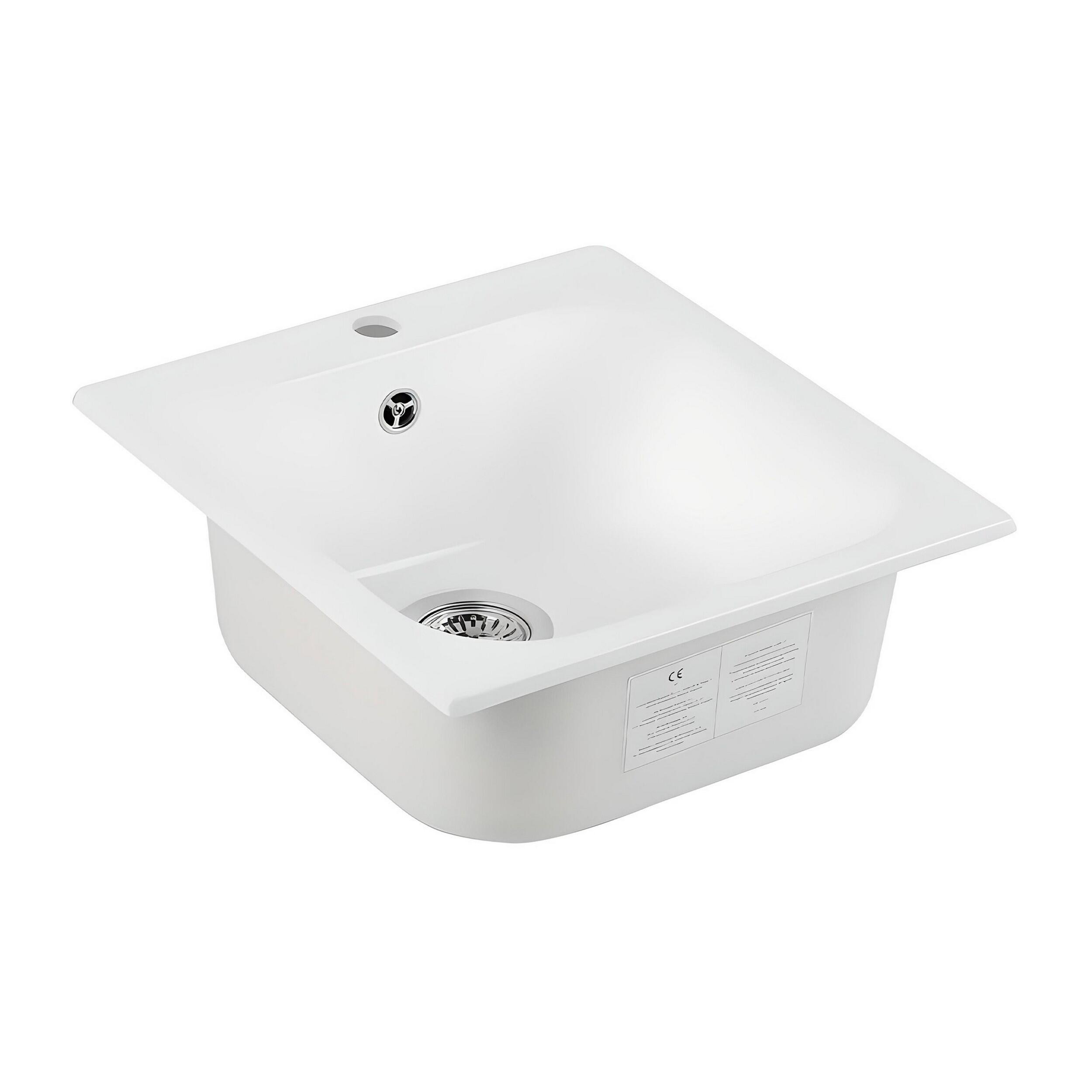 Lava-louça poalgi palma branco 45.5x48.5cm - 2