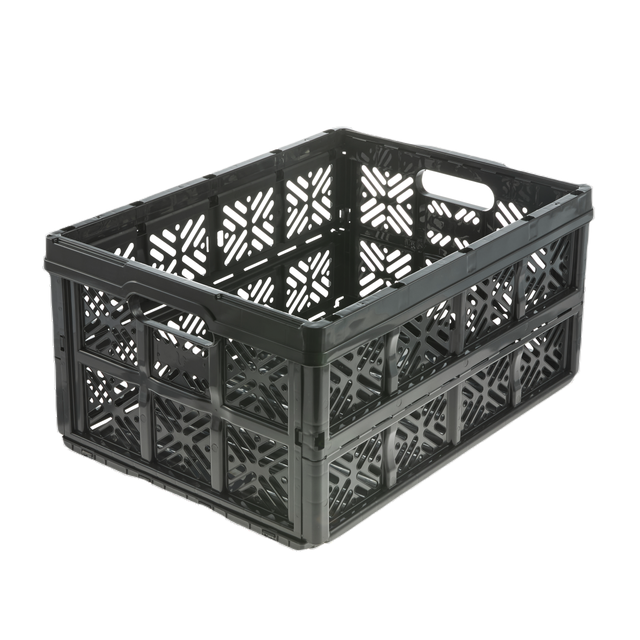 Kosz składany Ida 32 l 48 x 23 x 35 cm czarny Keeeper