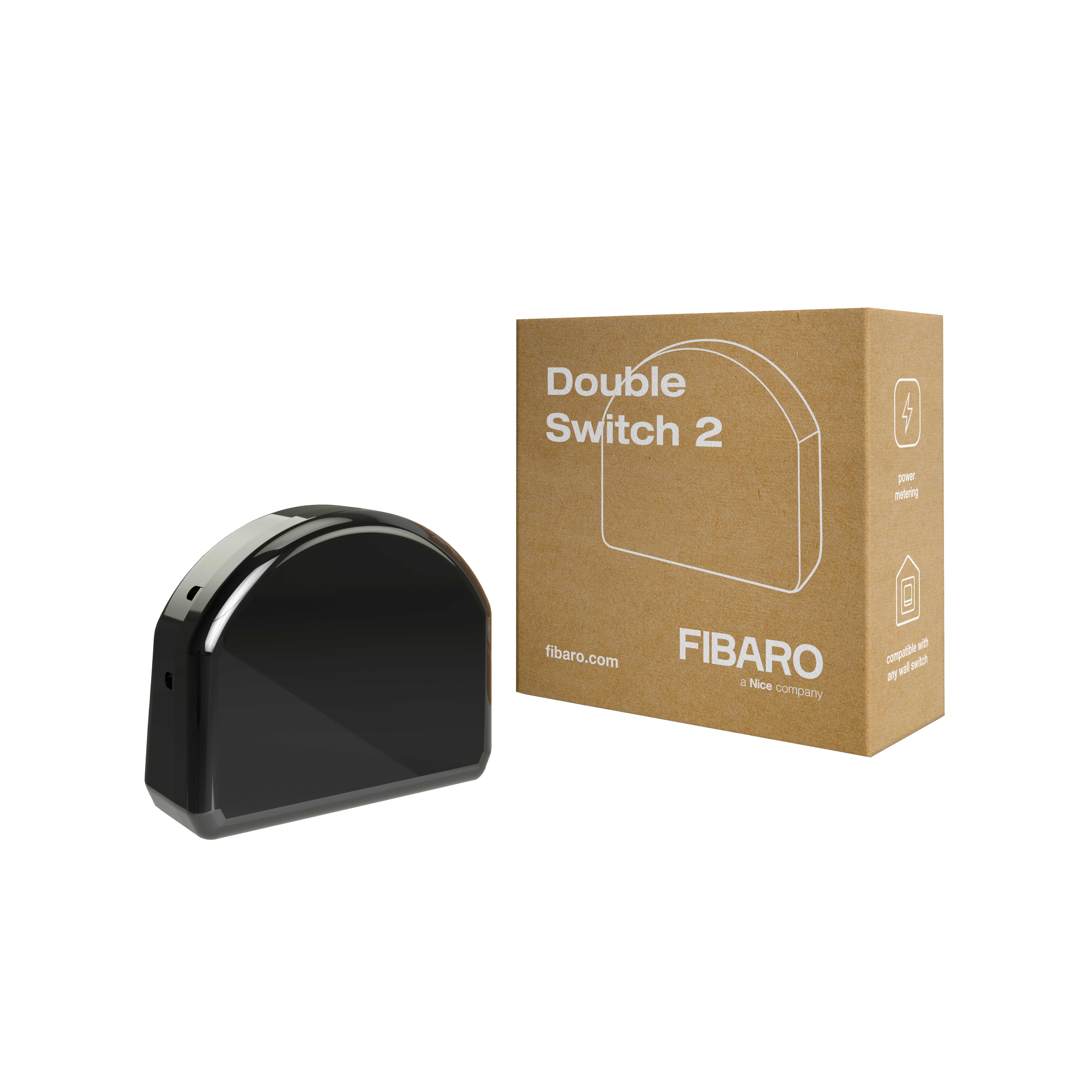 Inteligentny moduł do włącznika podwójnego Double Switch 2 FGS-223 FIBARO