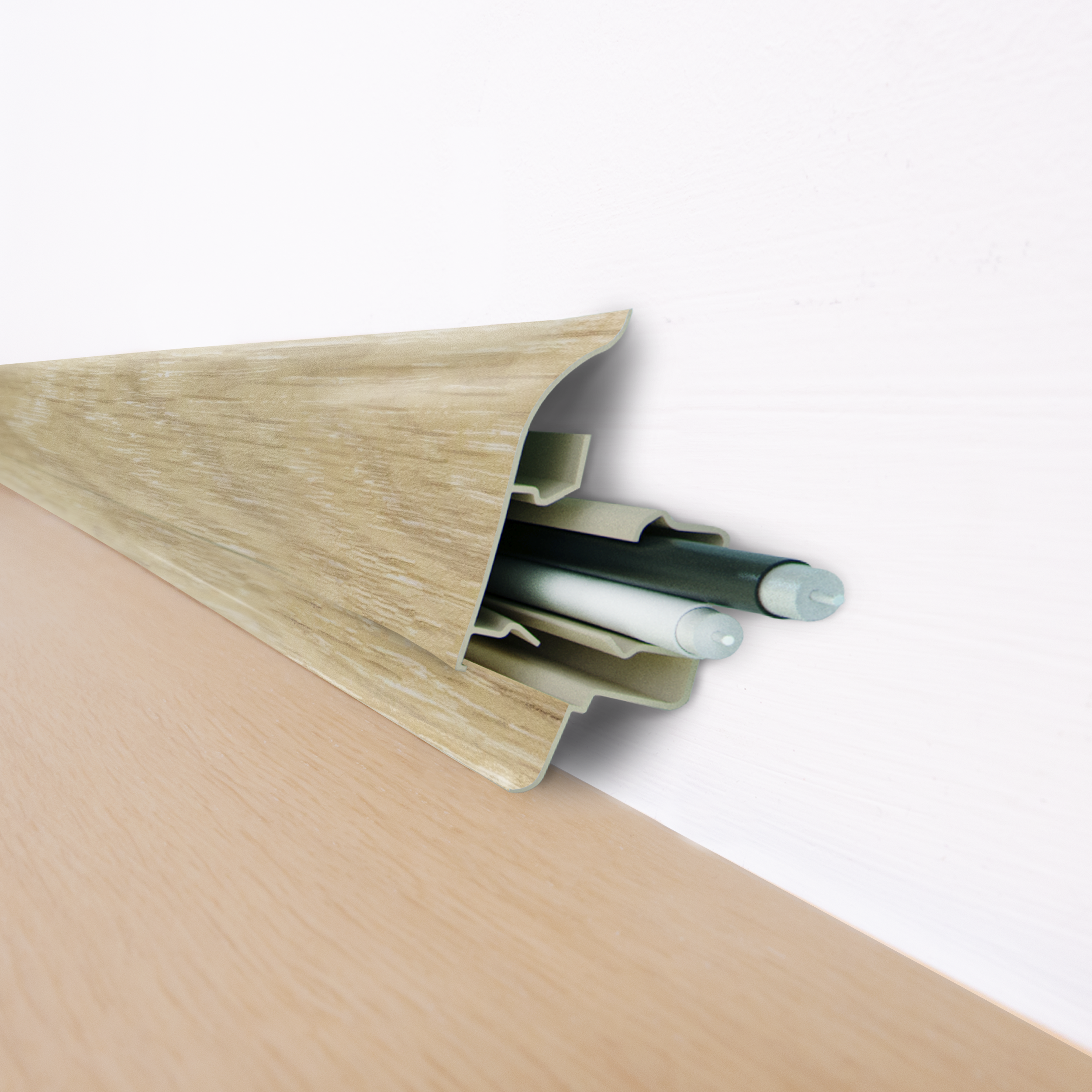 Listwa przypodłogowa PCV Dąb Piaskowy 60 Artens - 4
