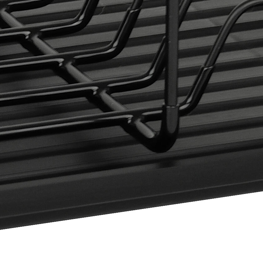 Escorredor de louça com bandeja 43x14.5x32 cm preto - 3