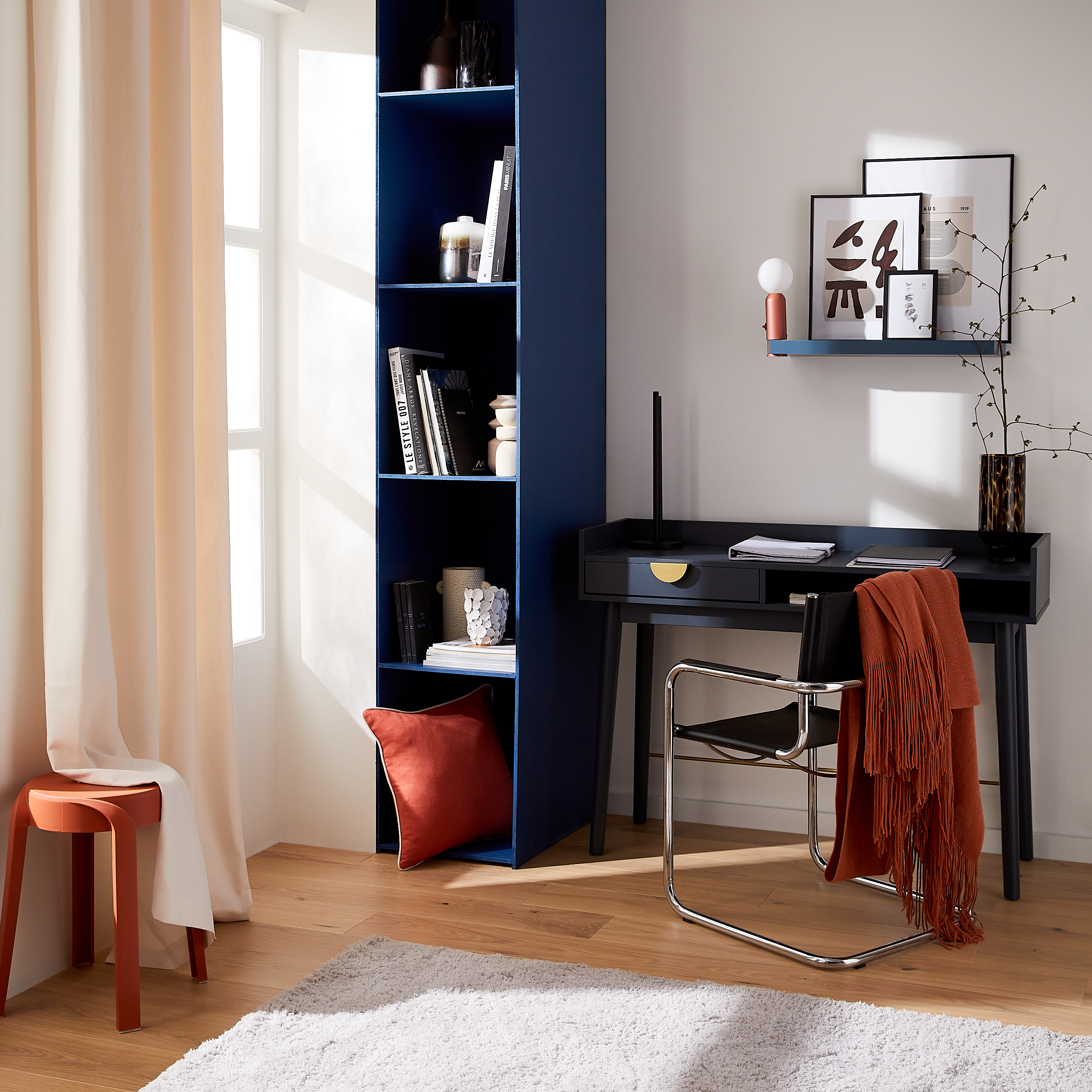 Cortinado ilhós Kalpe 140x280cm branco Inspire - 22