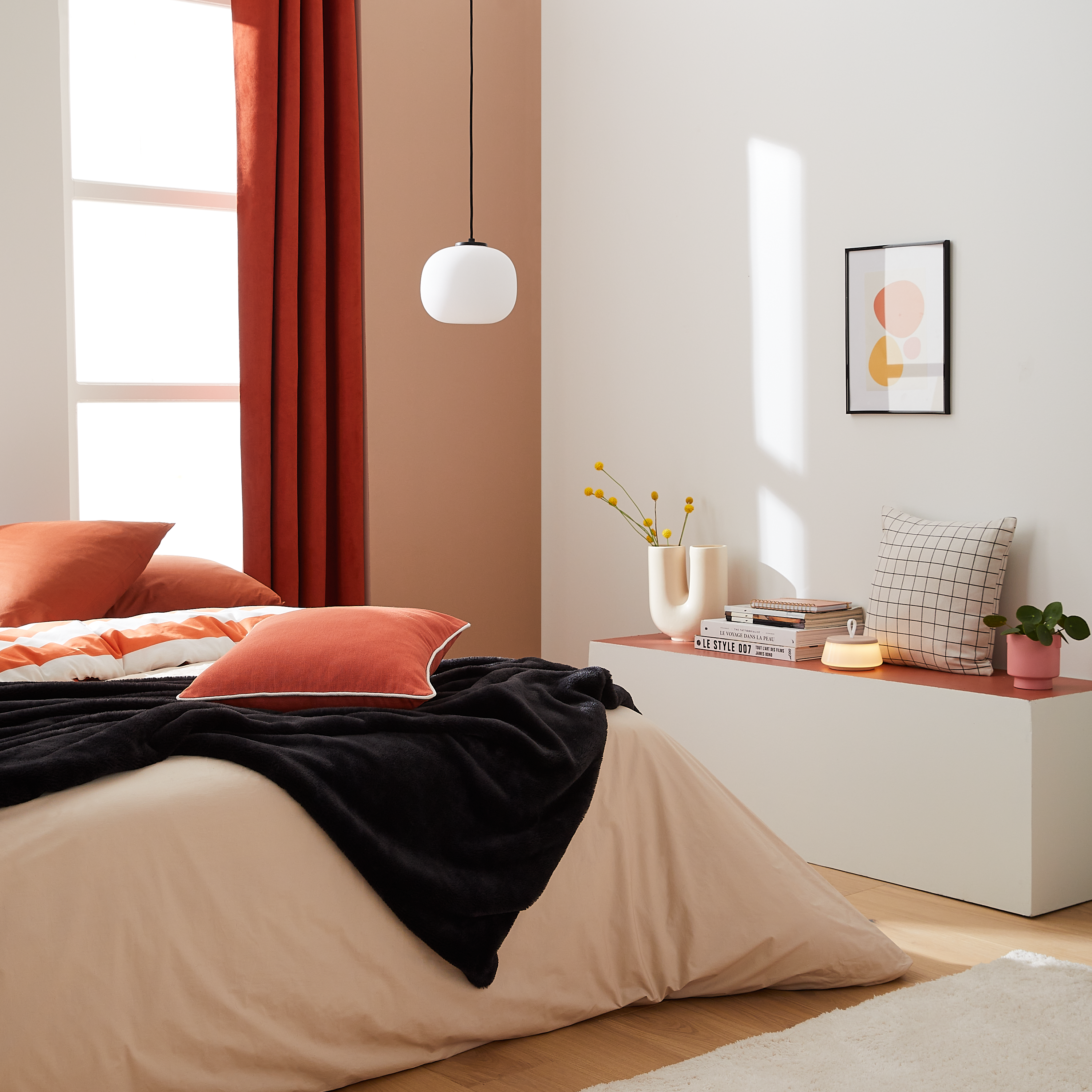 Lampa wisząca Aristide biała E27 Inspire - 13