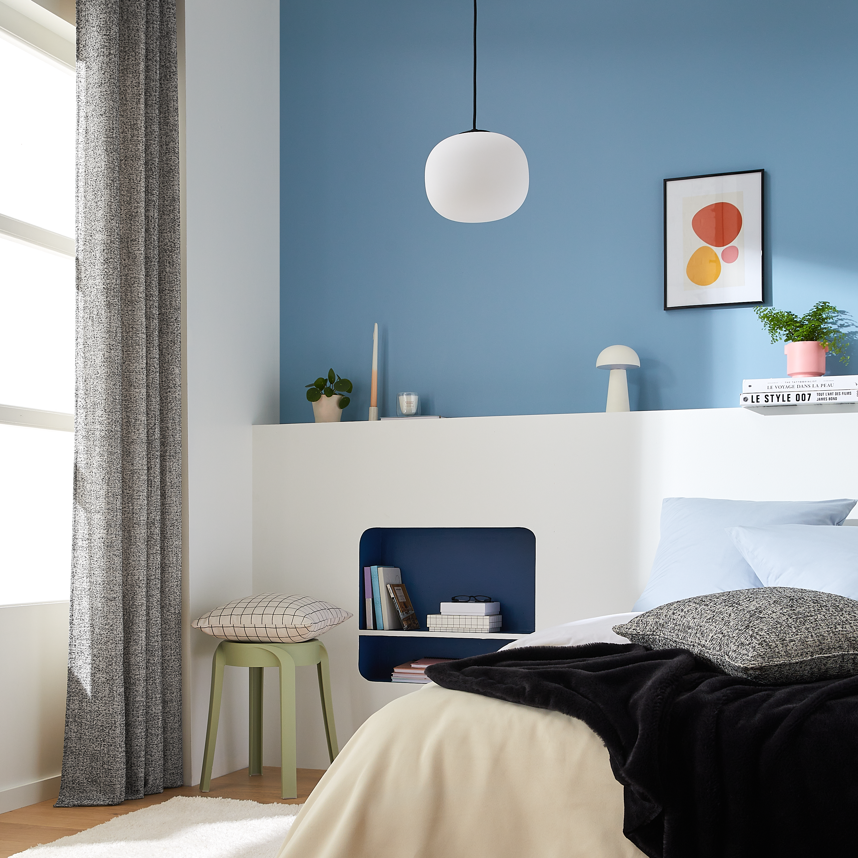 Lampa wisząca Aristide biała E27 Inspire - 9