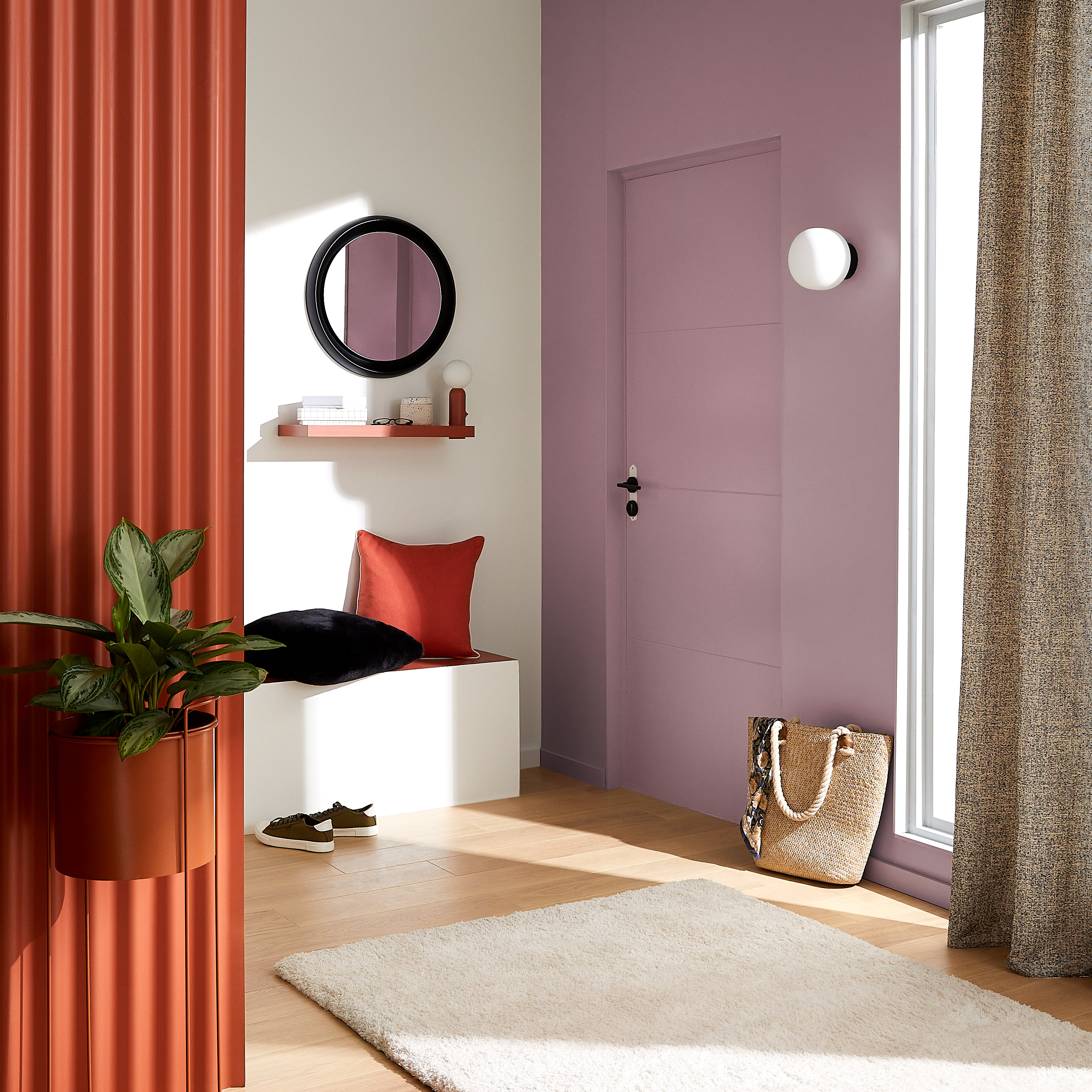 Coussin Swanny, imitation fourrure, noir l.45 x H.45 cm INSPIRE - 8