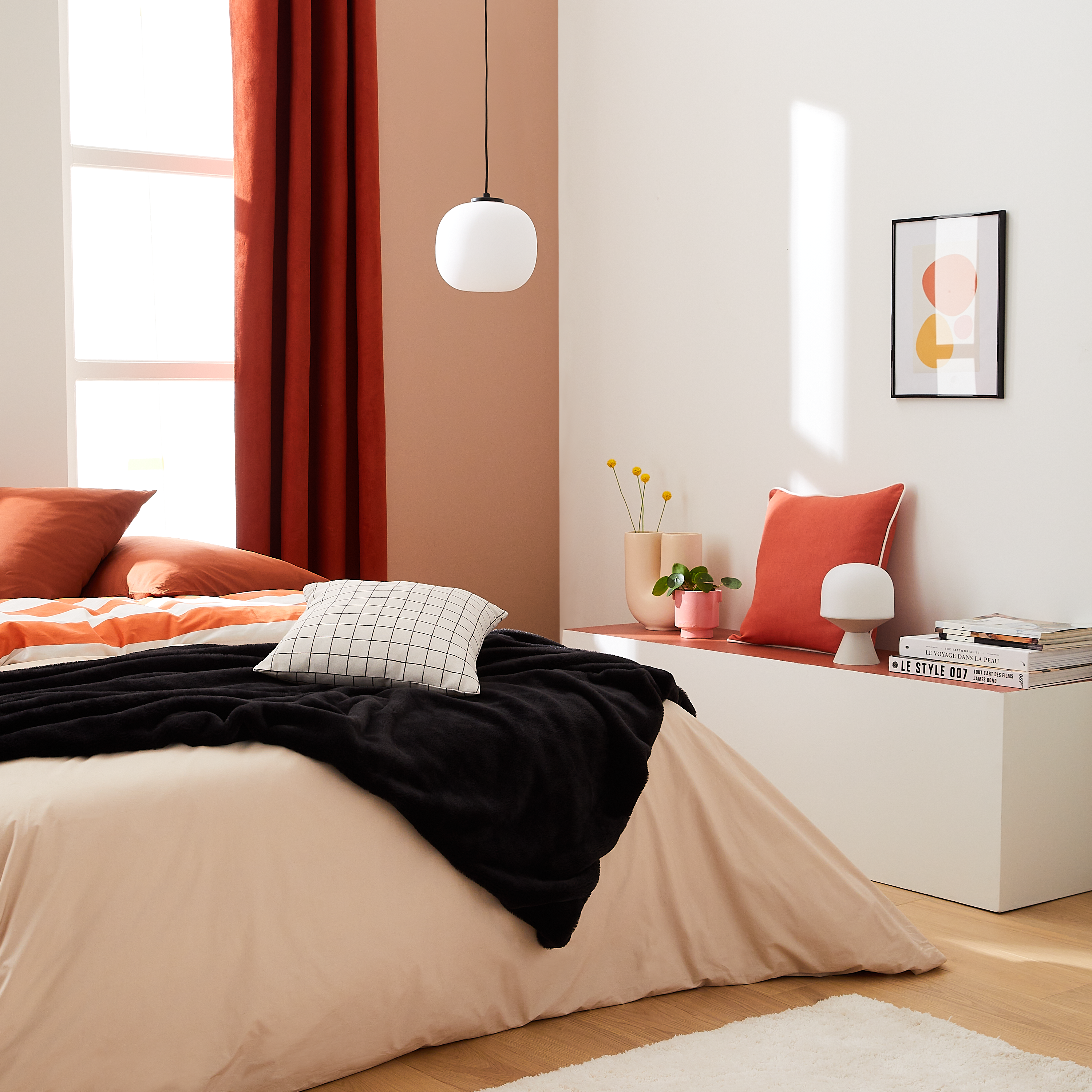 Lampa wisząca Aristide biała E27 Inspire - 6