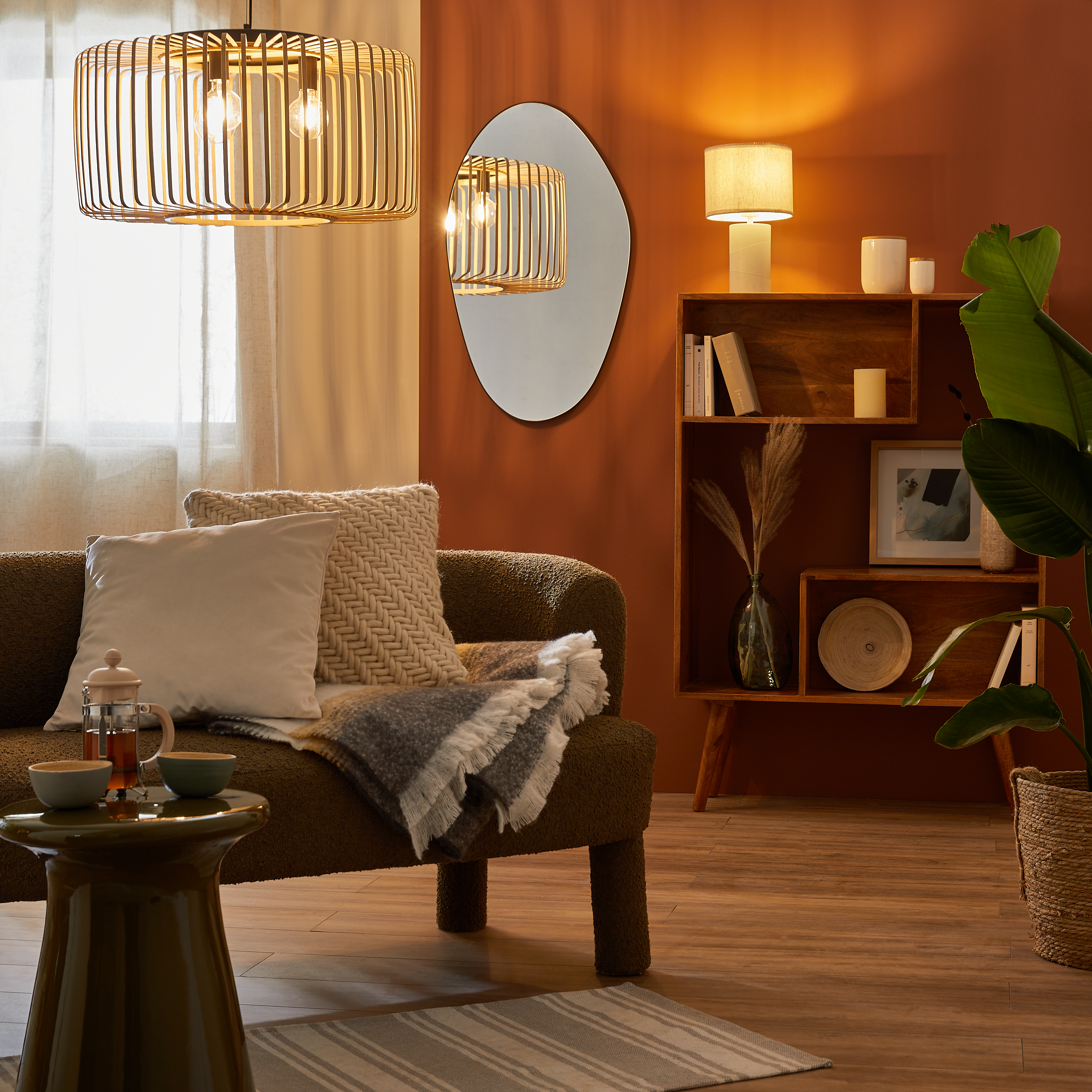 Espelho Dali 50x85cm preto Inspire - 13