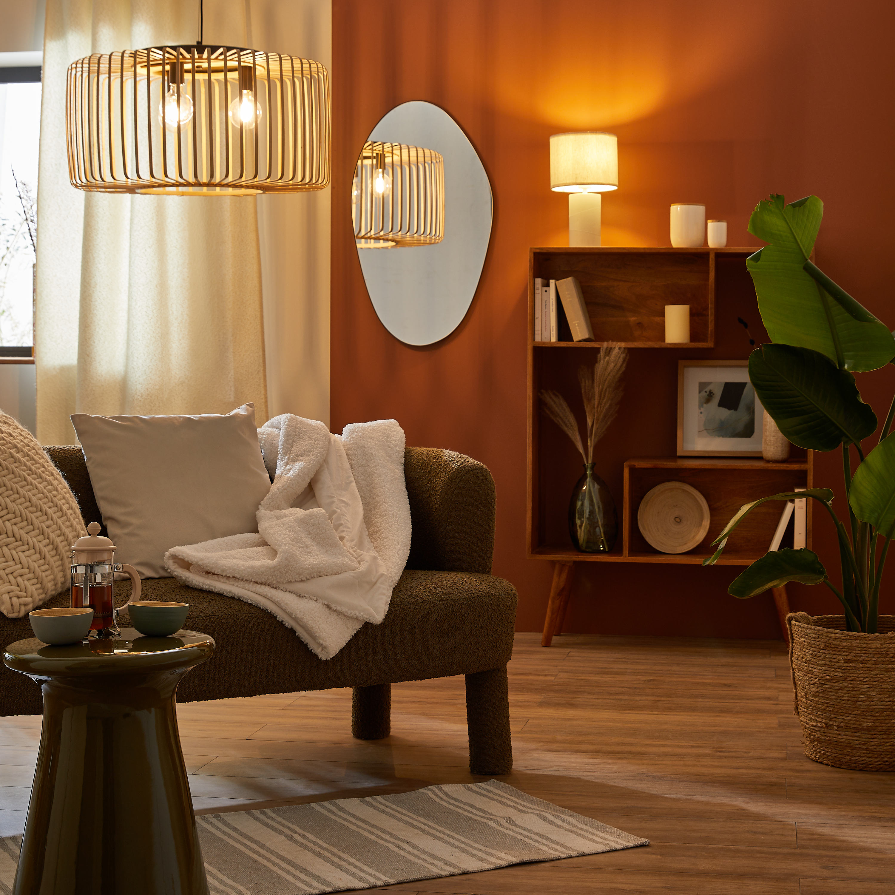 Espelho Dali 50x85cm preto Inspire - 15