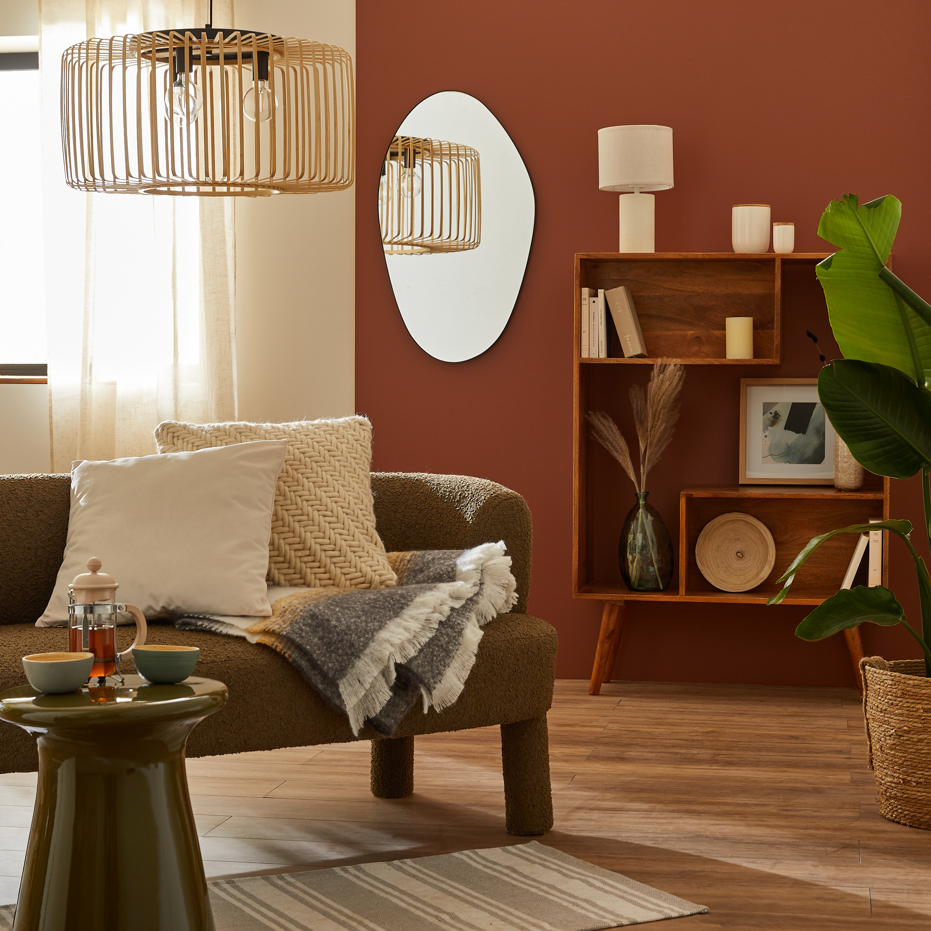 Espelho Dali 50x85cm preto Inspire - 14