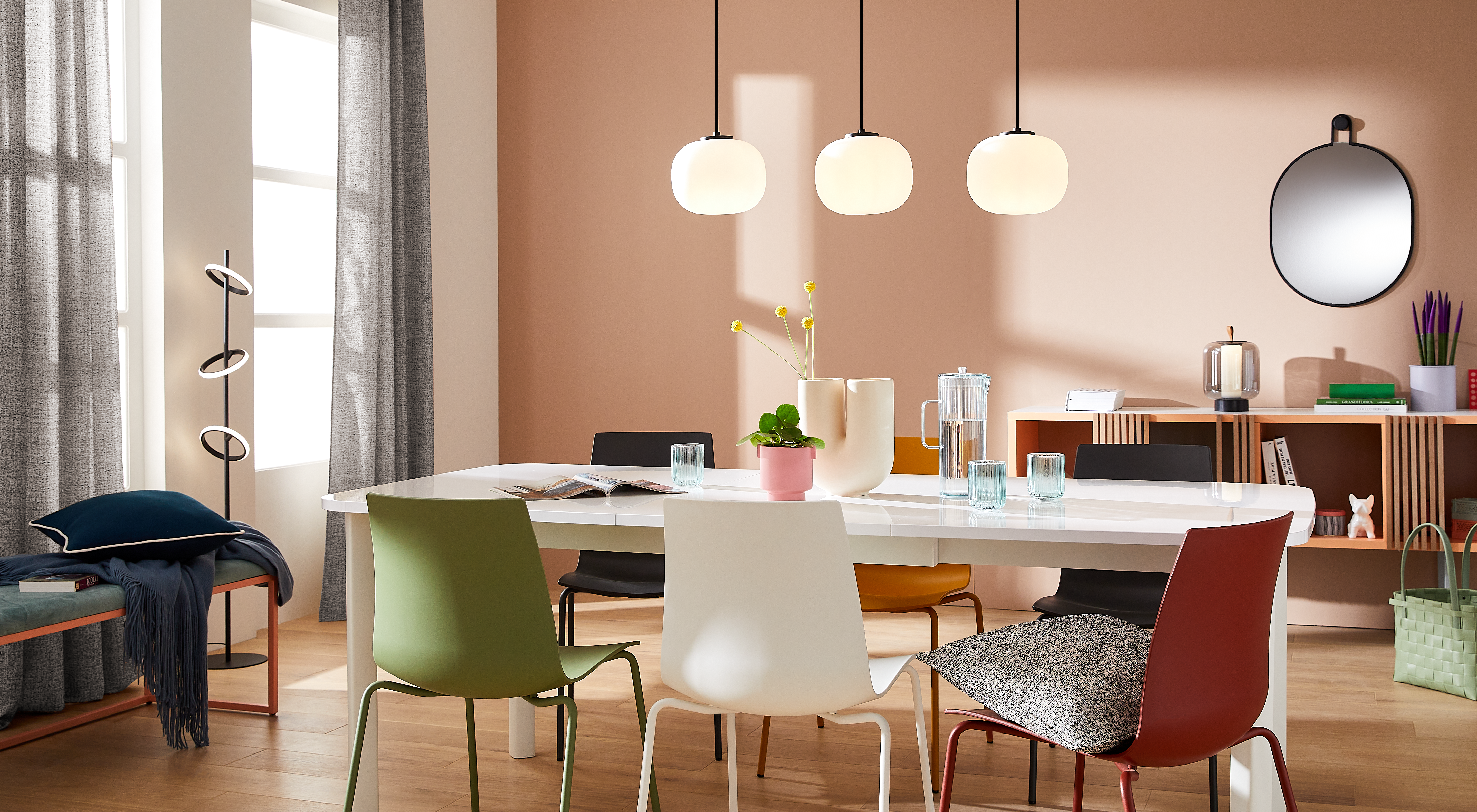 Cortinado ilhós Elara 140x280cm paper Inspire - 16