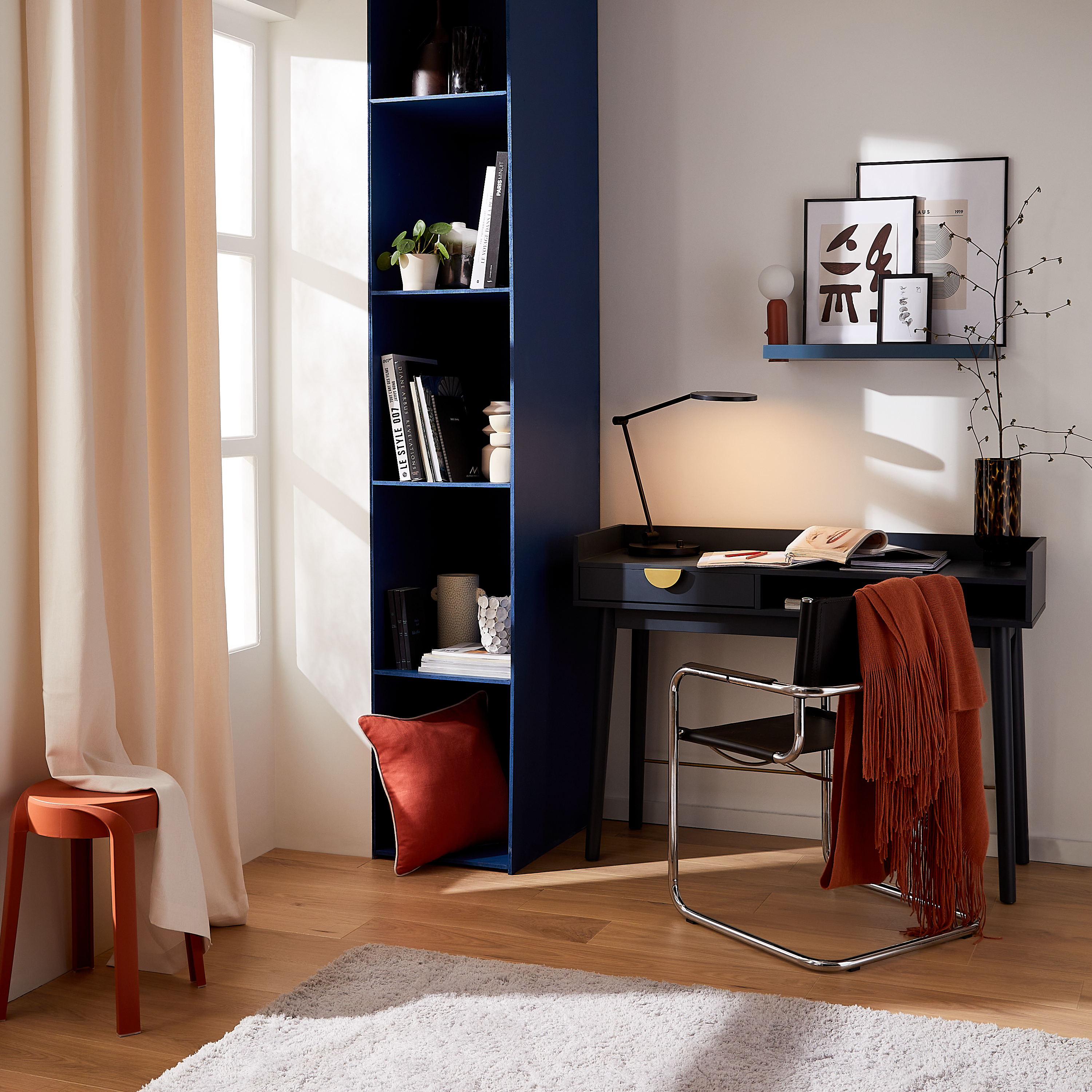 Cortinado ilhós Kalpe 140x280cm branco Inspire - 18