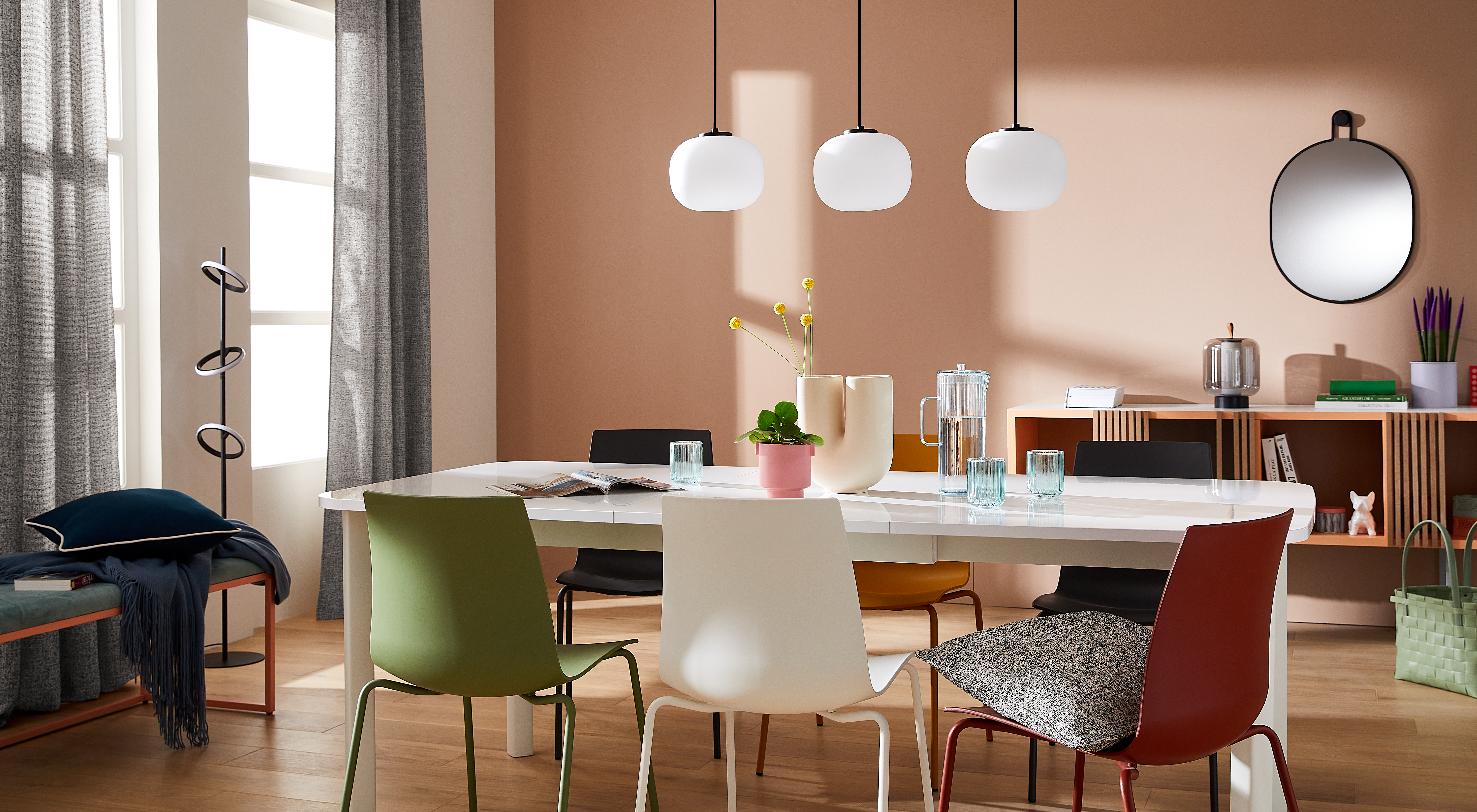 Cortinado ilhós Elara 140x280cm paper Inspire - 12