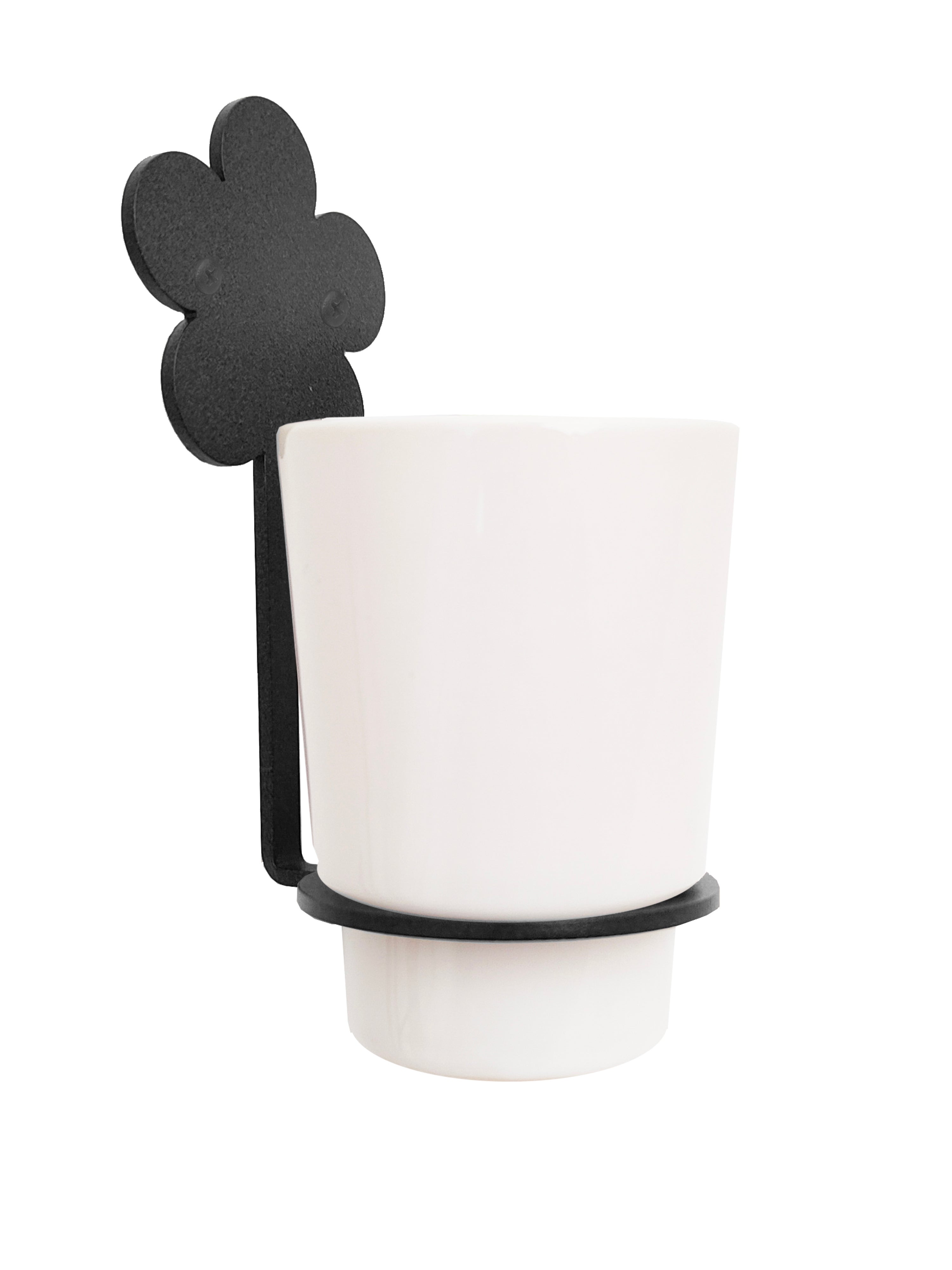Vaso de baño provenza negro brillante