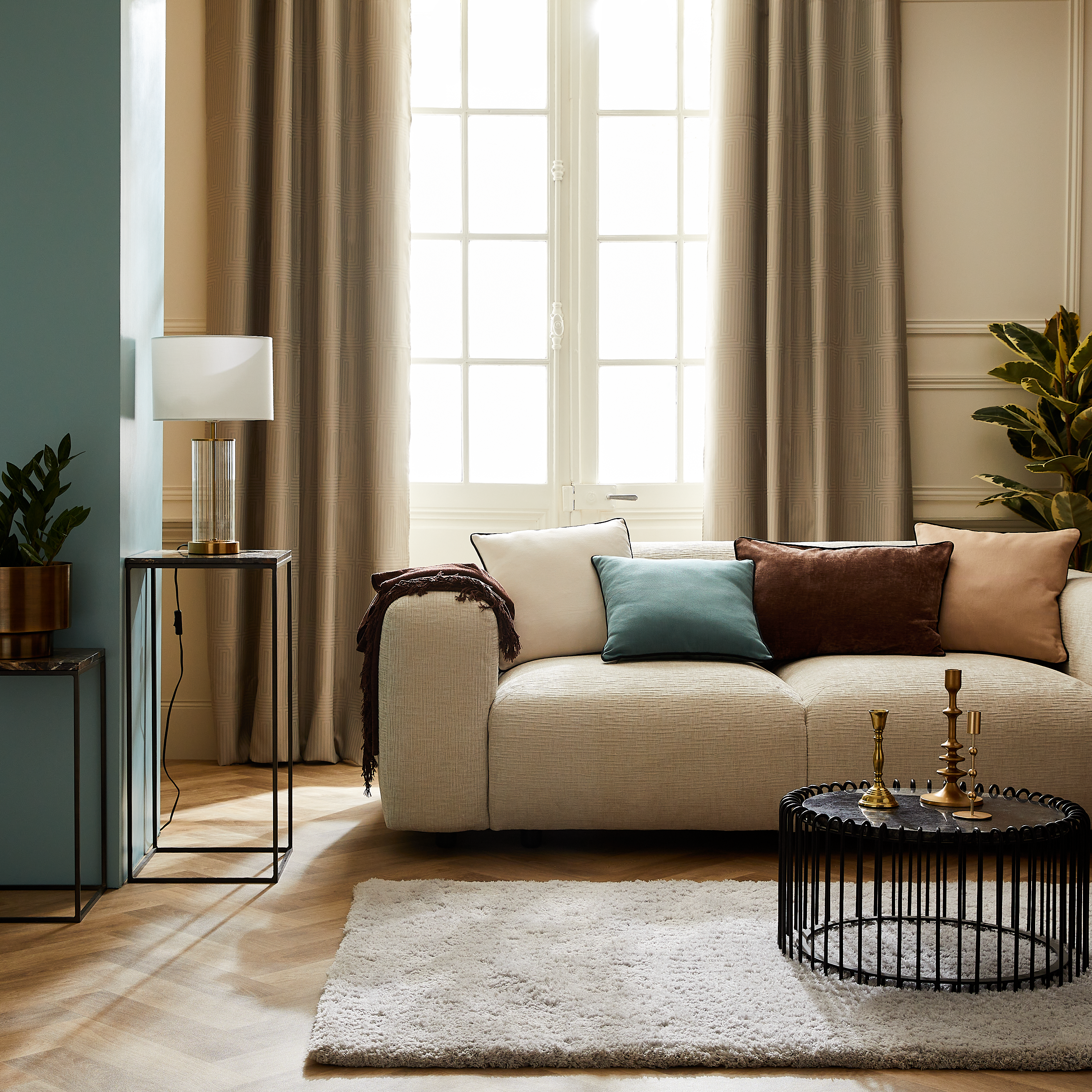 Fronha de almofada Kalpe 45x45cm branco Inspire - 18