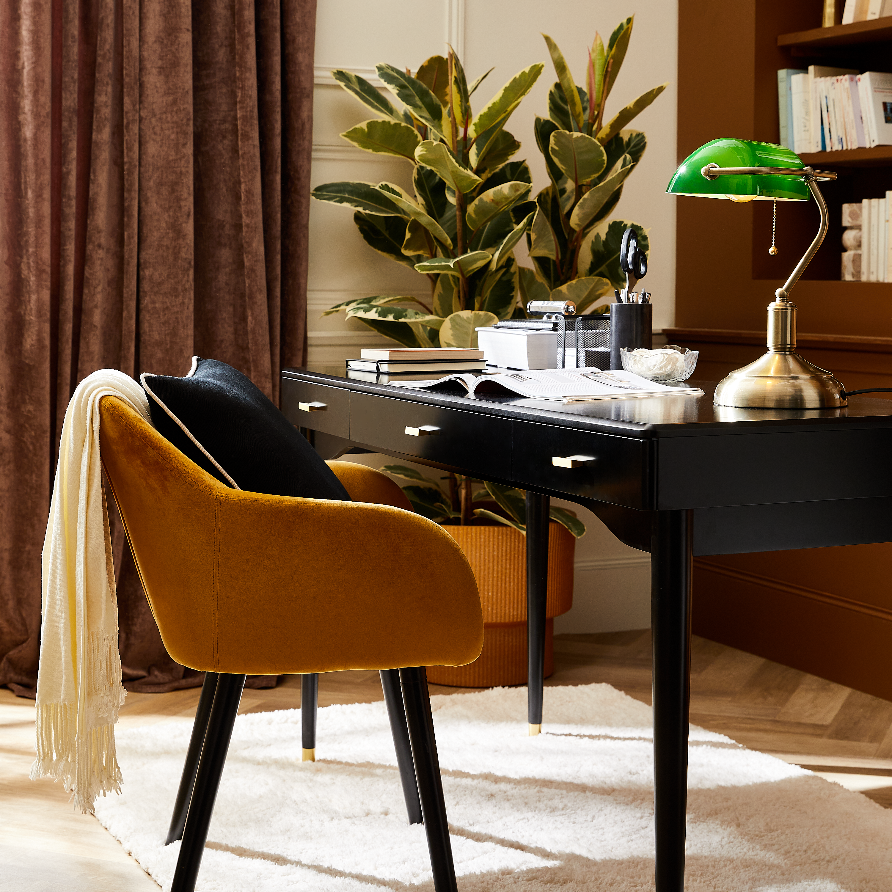 Manta Moania 130x170cm bege Inspire - 3