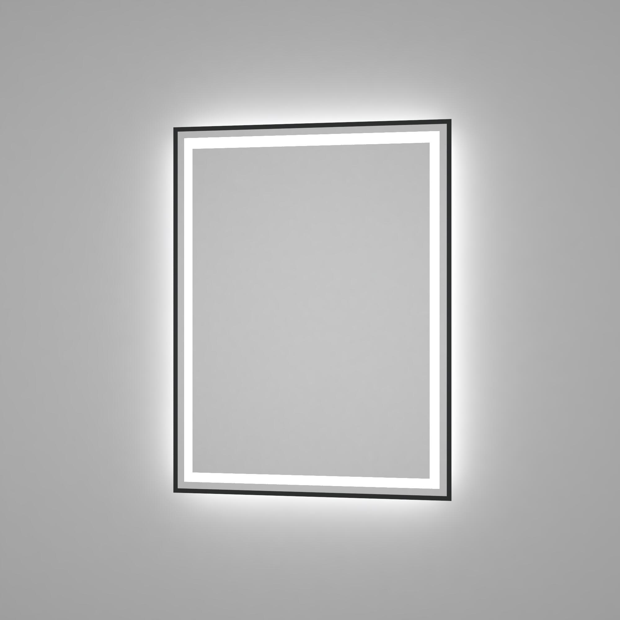 Espejo de baño con luz led frontal denzo 60x80cm