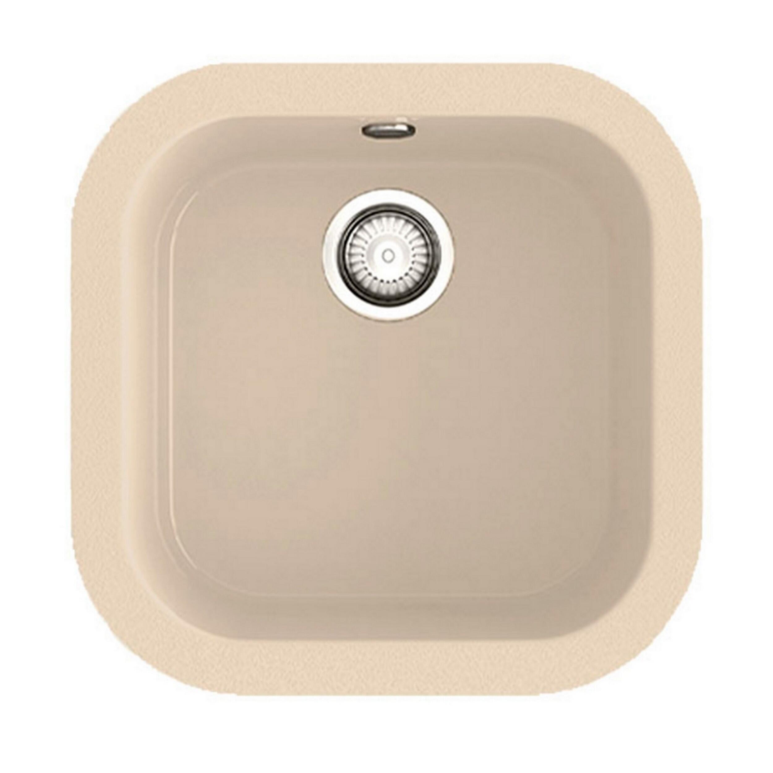 Fregadero de resina poalgi basic 48.5 x 48.5 cm
