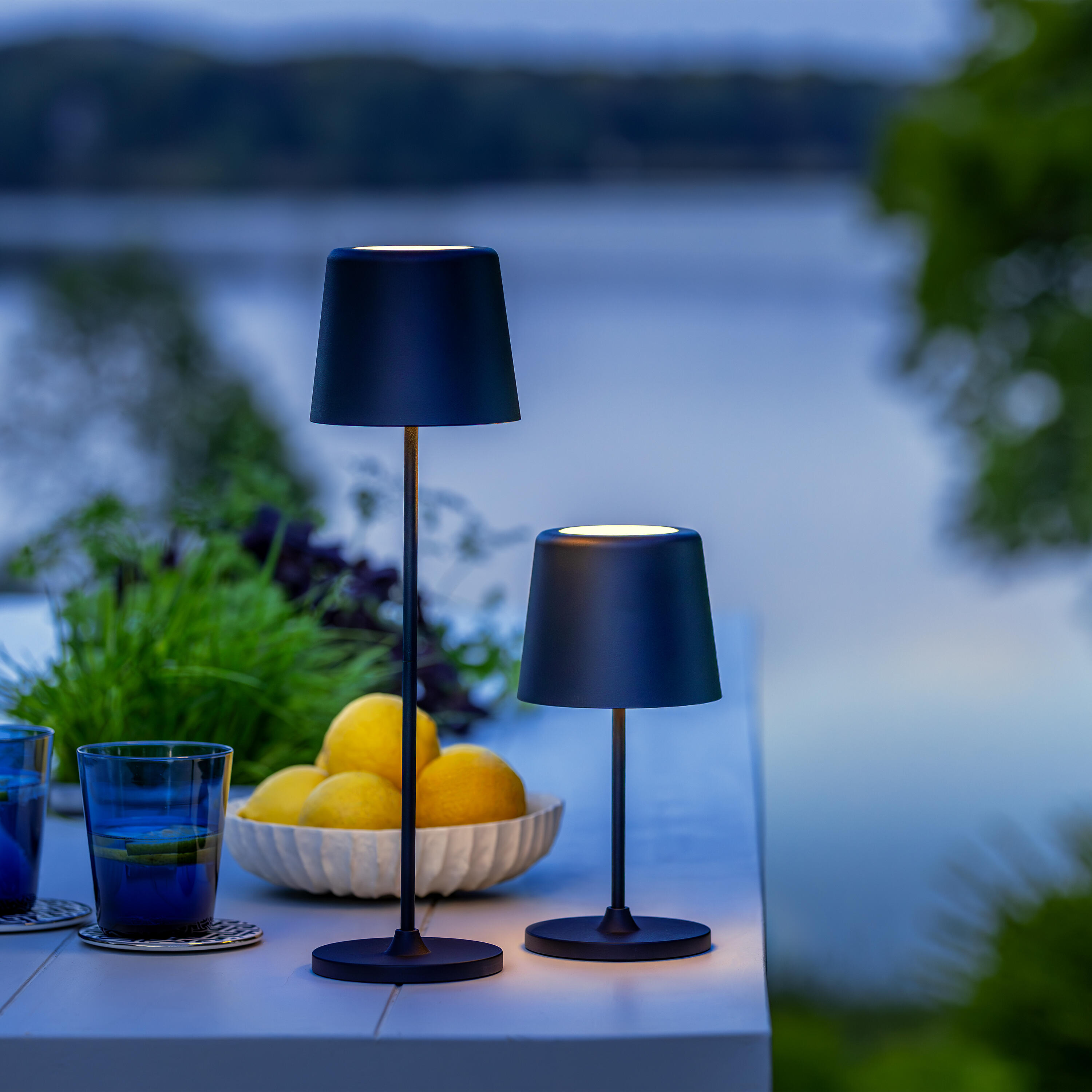 Lampe extérieure LED rechargeable USB, noir Kaami BRILLIANT - 3