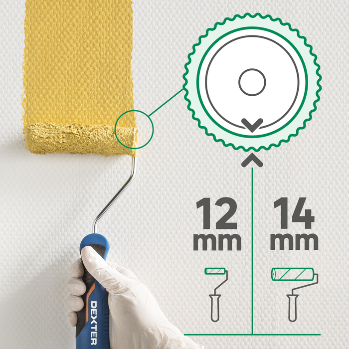 tekstura wałka dexter z włókna szklanego leroy merlin