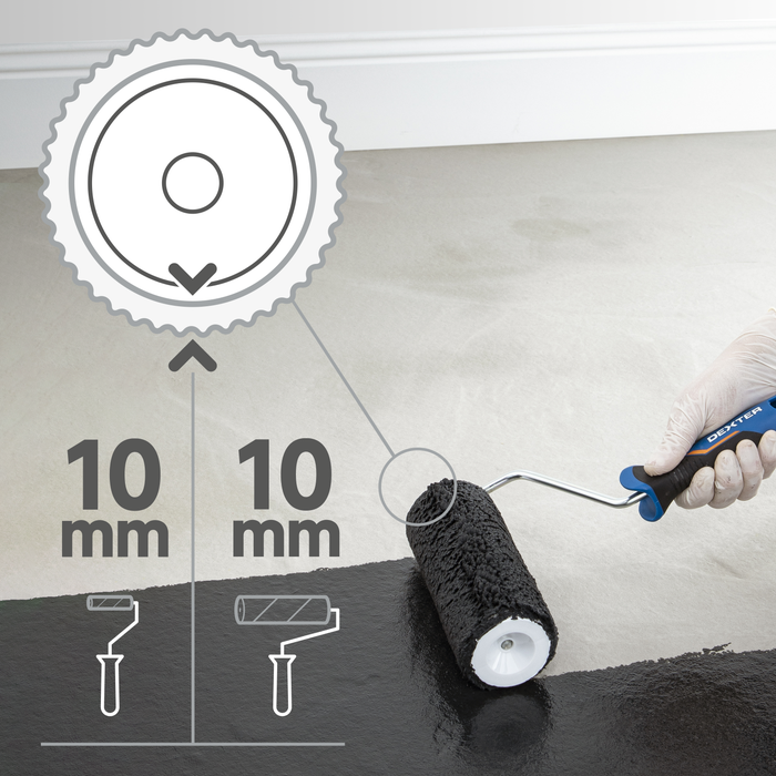 wałki do malowania podłóg dexter leroy merlin bez śladu