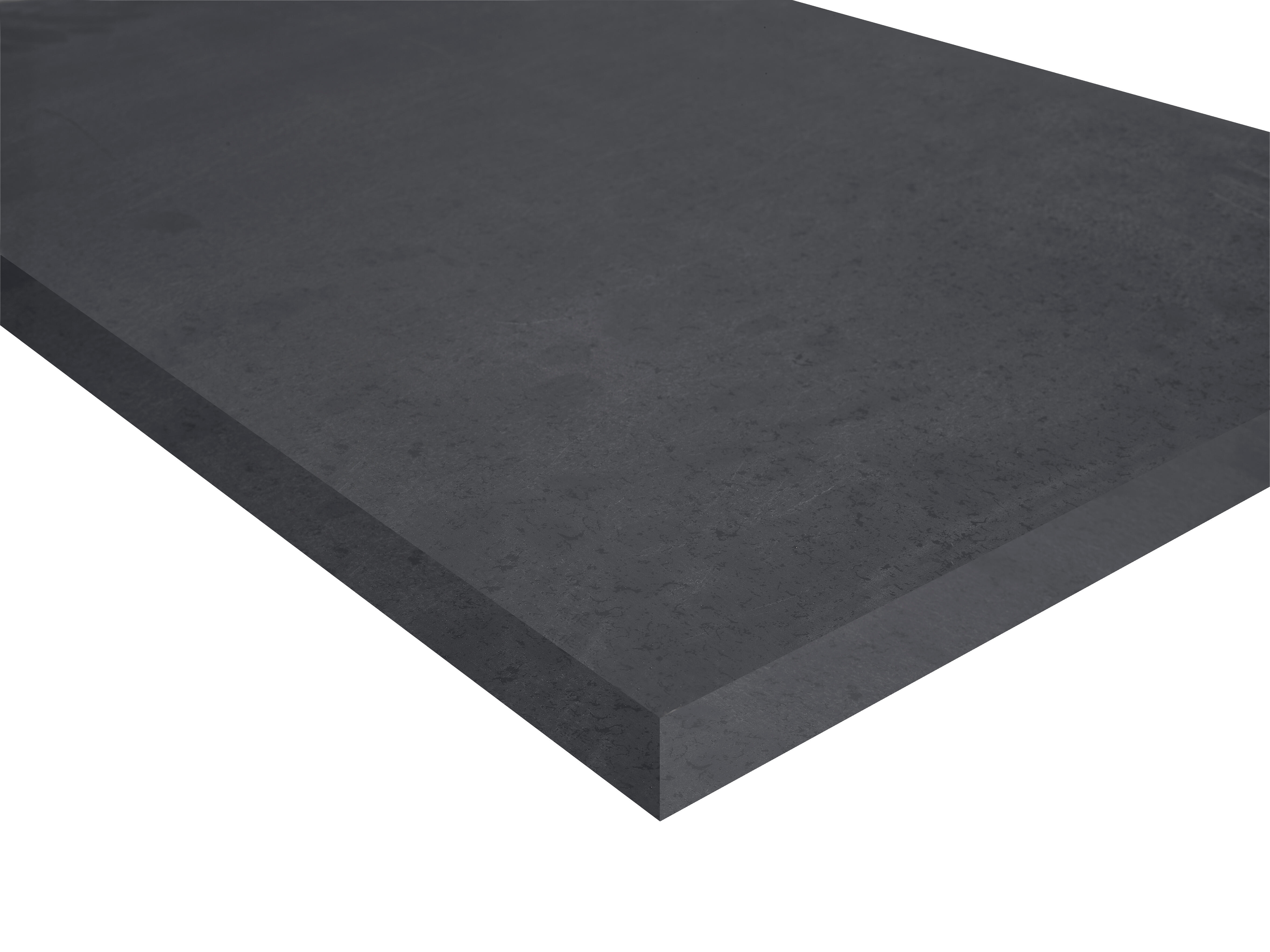 Encimera de cocina laminada hidrófuga Hudson piedra carbon mate 360x62 cm espesor 38mm - 3