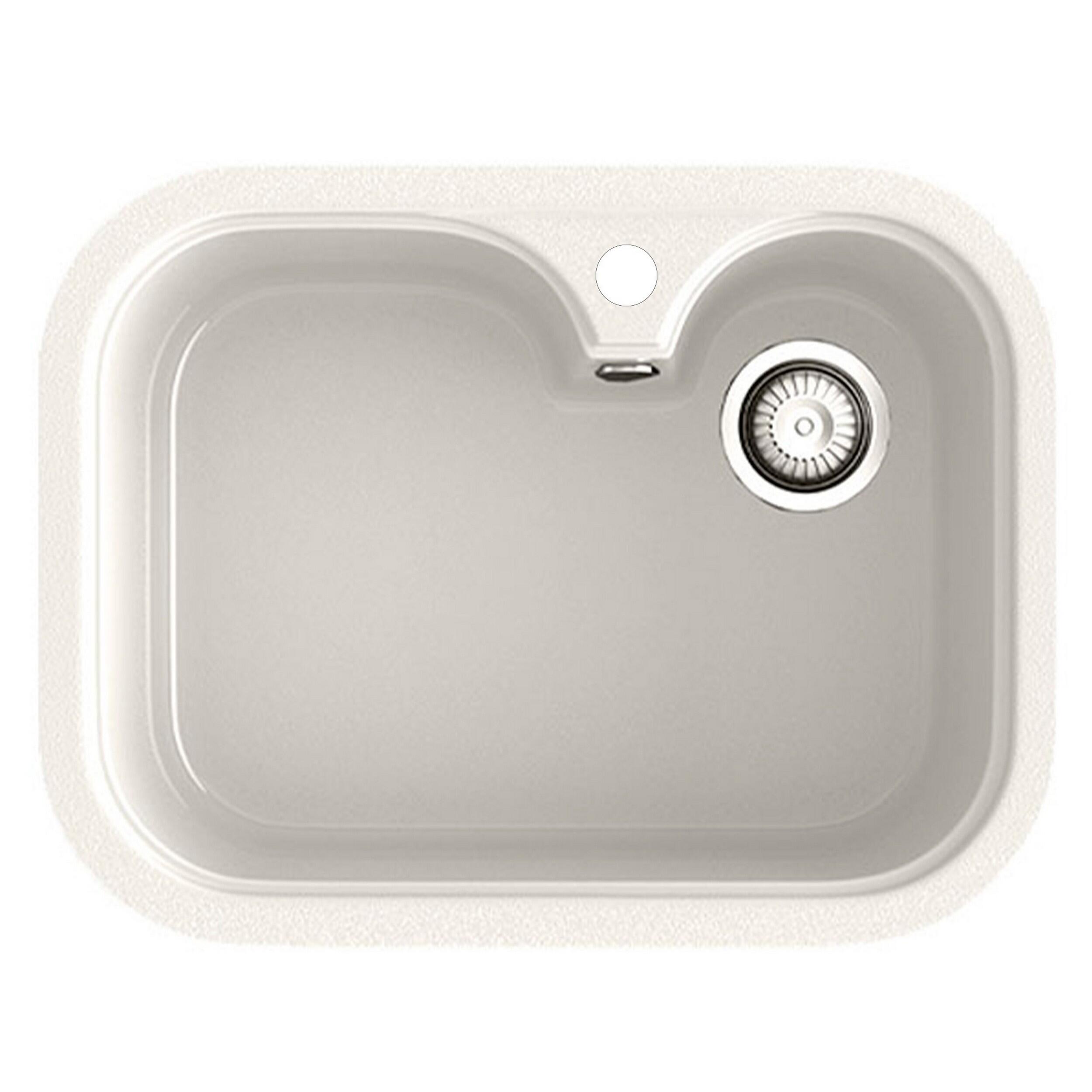 Fregadero de resina poalgi basic 63.5 x 49 cm