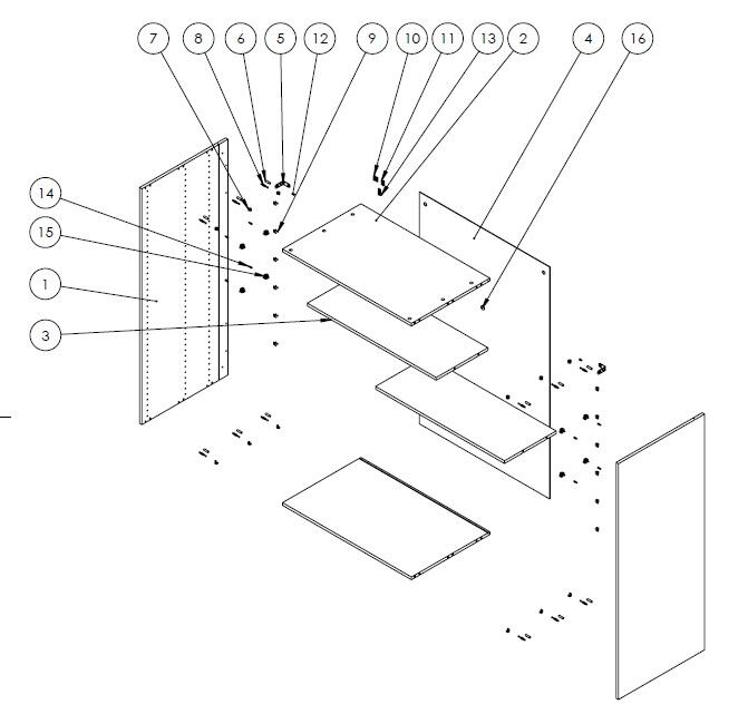 Caisson bar à café DELINIA, blanc H.139.3 x l.90 x P.58 cm - 7