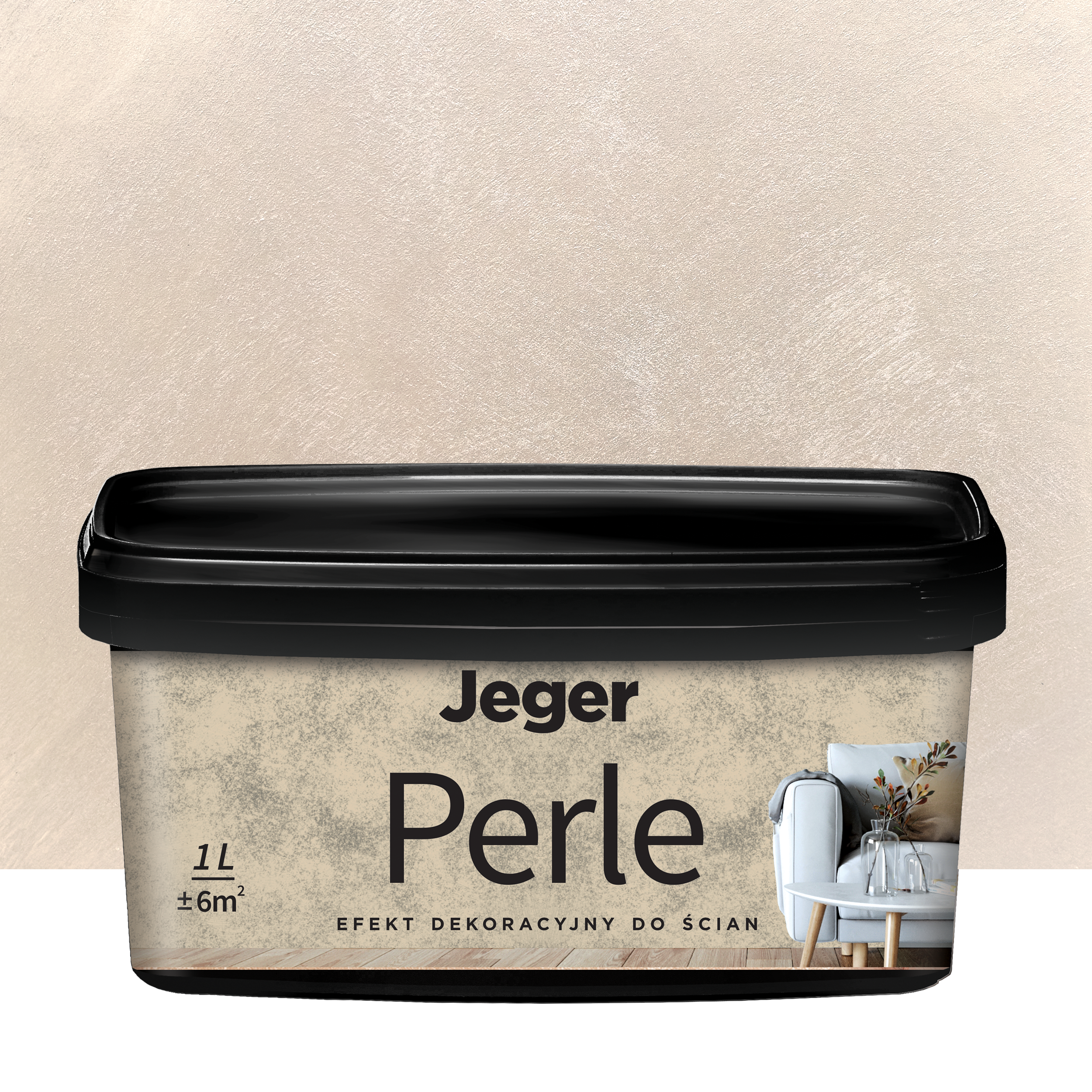 Farba dekoracyjna Perle 1 l Vela Jeger