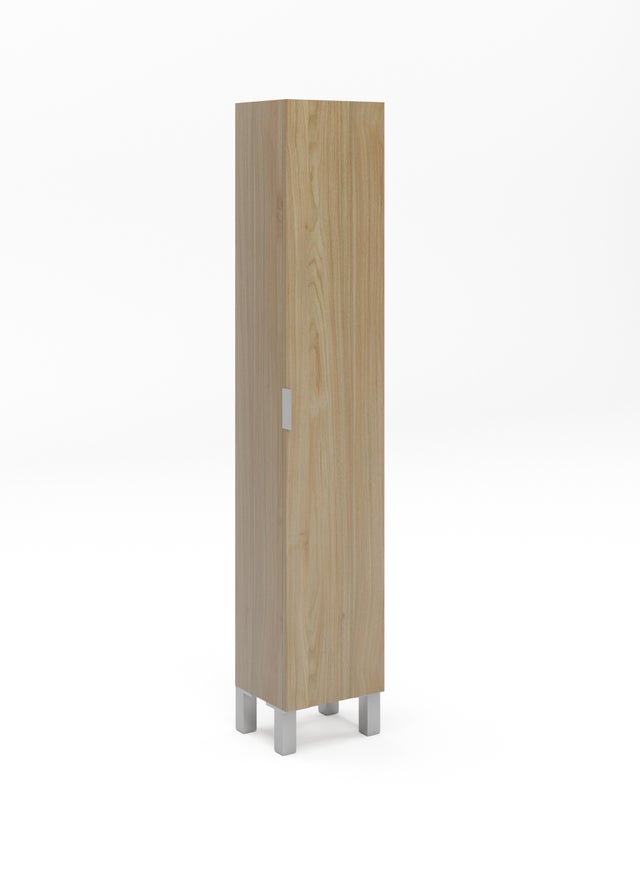 Columna de baño Lain nogal 30x164x25,1 cm