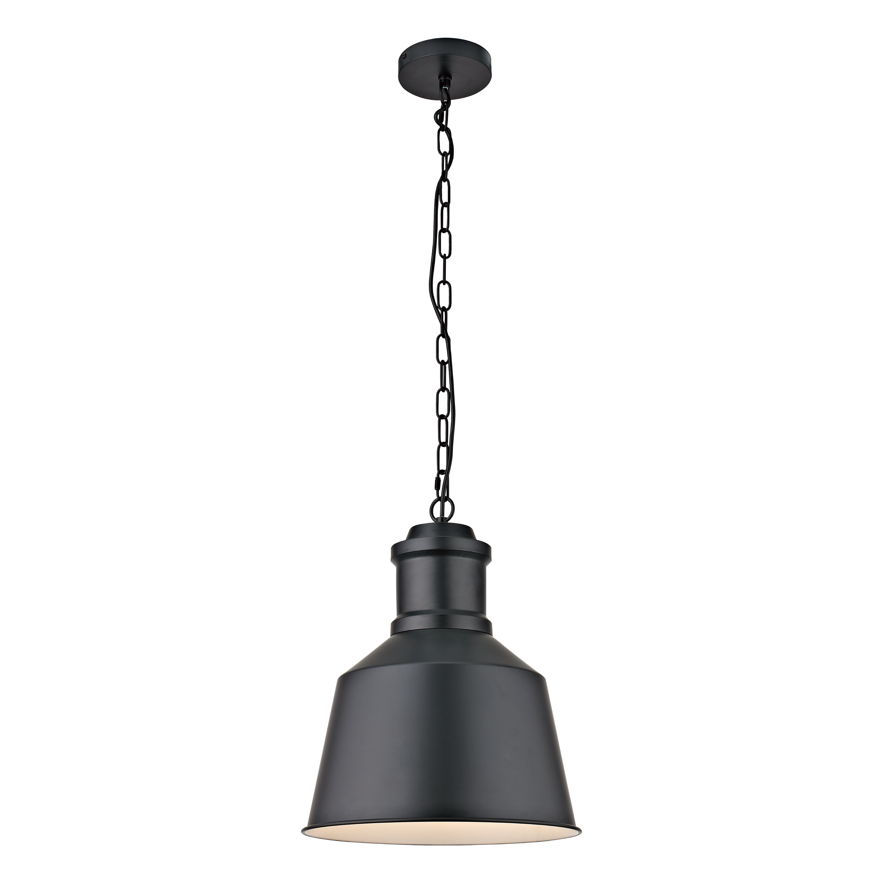 Suspension Ezio fer, noir, Diam.35 cm INSPIRE, E27 - 2