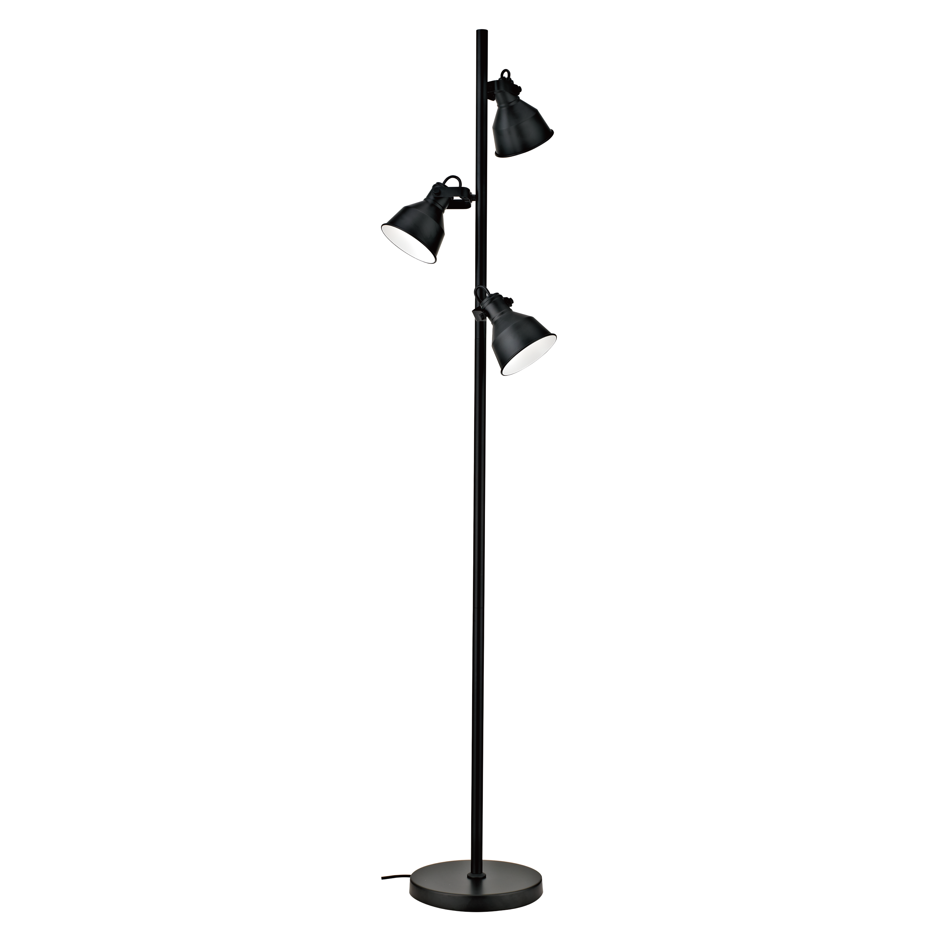 Lampadaire Ezio, acier, noir,  H.160 cm INSPIRE, E14 - 7