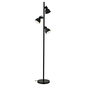Lampadaire Ezio, acier, noir,  H.160 cm INSPIRE, E14