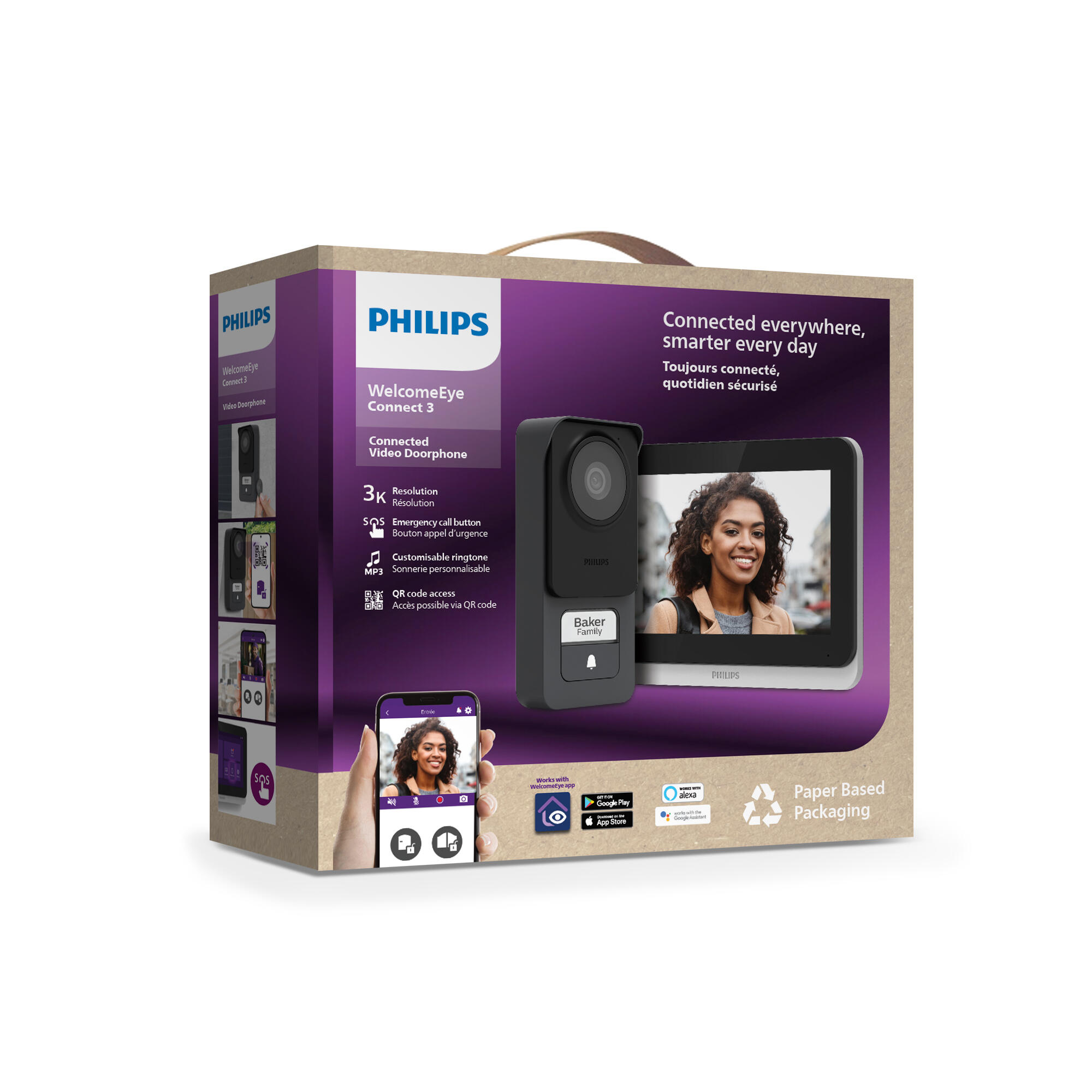 Visiophone filaire connecté Welcome eye connect 3 PHILIPS - 11