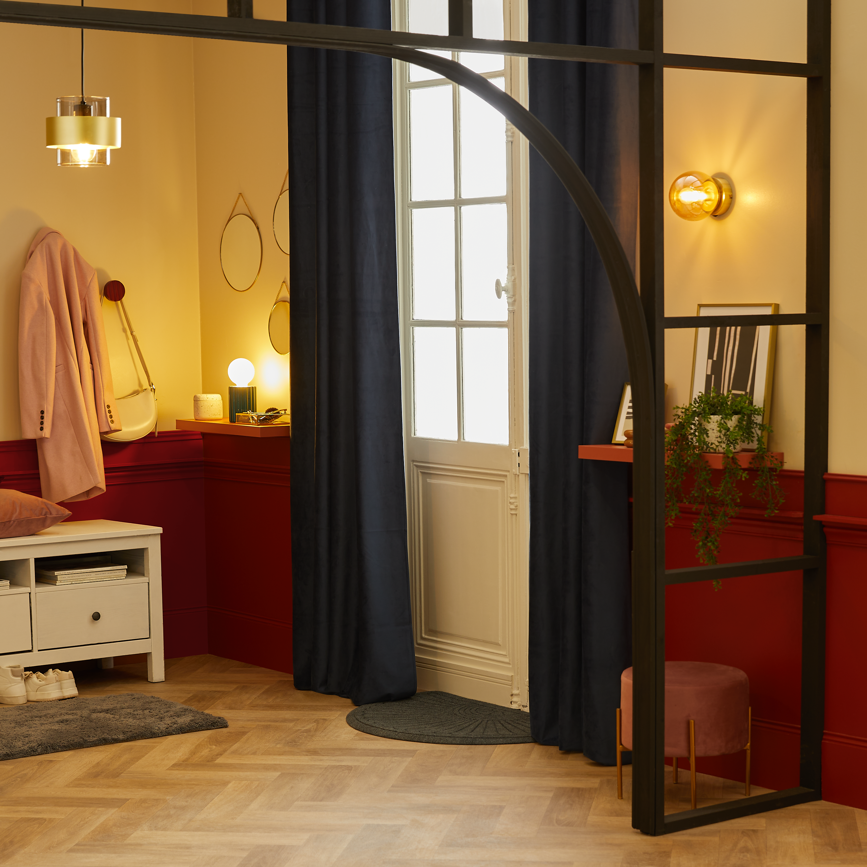 Lampa wisząca Croon czarno-złota E27 Inspire - 3