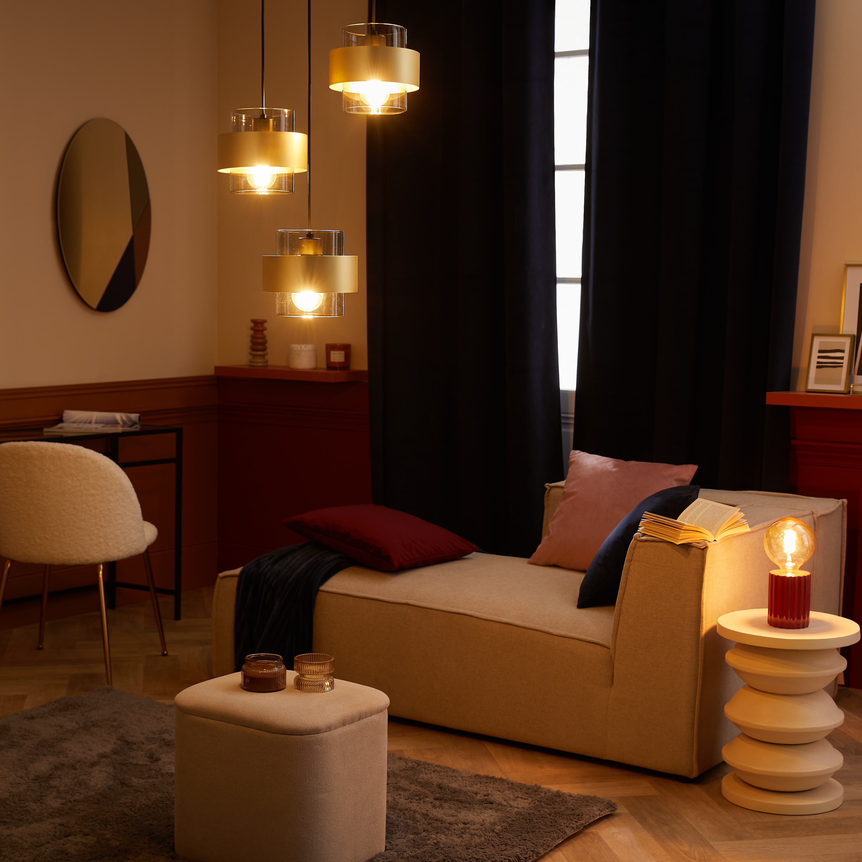 Fronha almofada Tony 45x45cm cabaret2 Inspire - 15