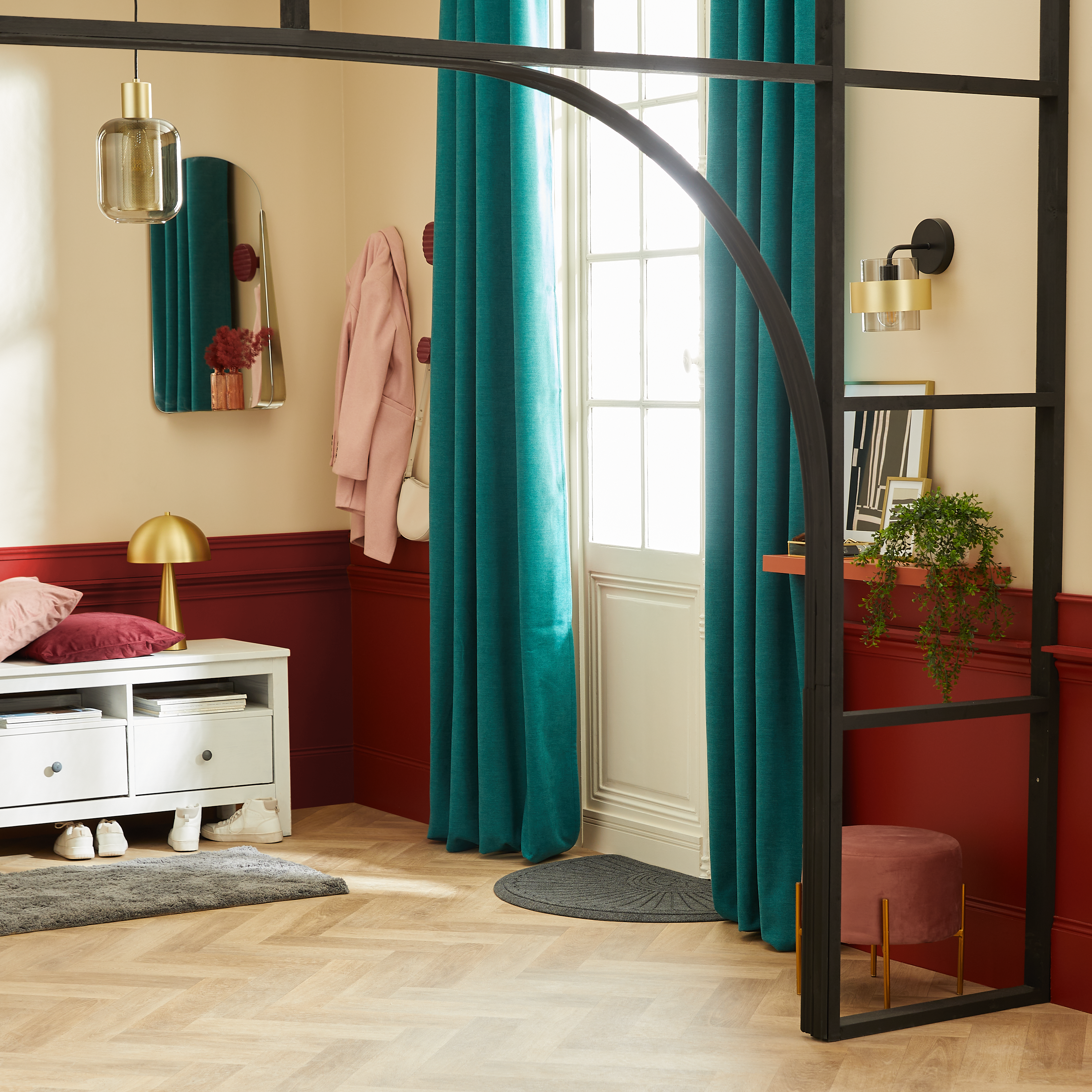 Espelho Brilia 40x78cm latao Inspire - 14