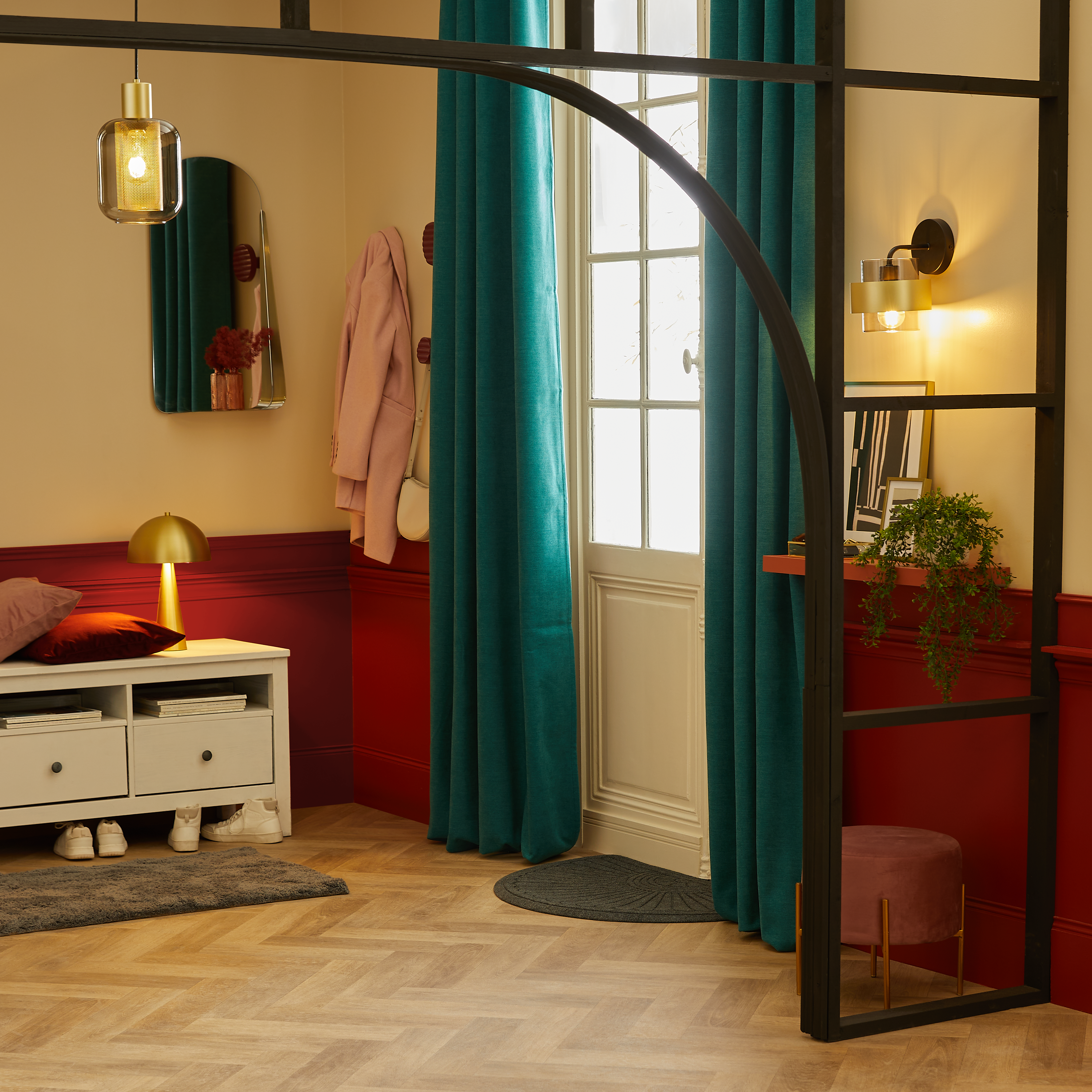 Espelho Brilia 40x78cm latao Inspire - 13