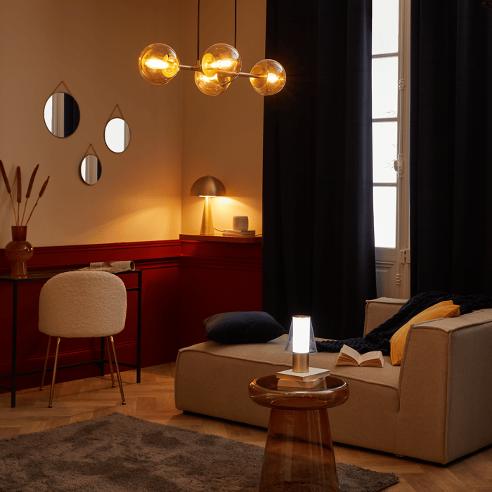 zestaw trzech luster