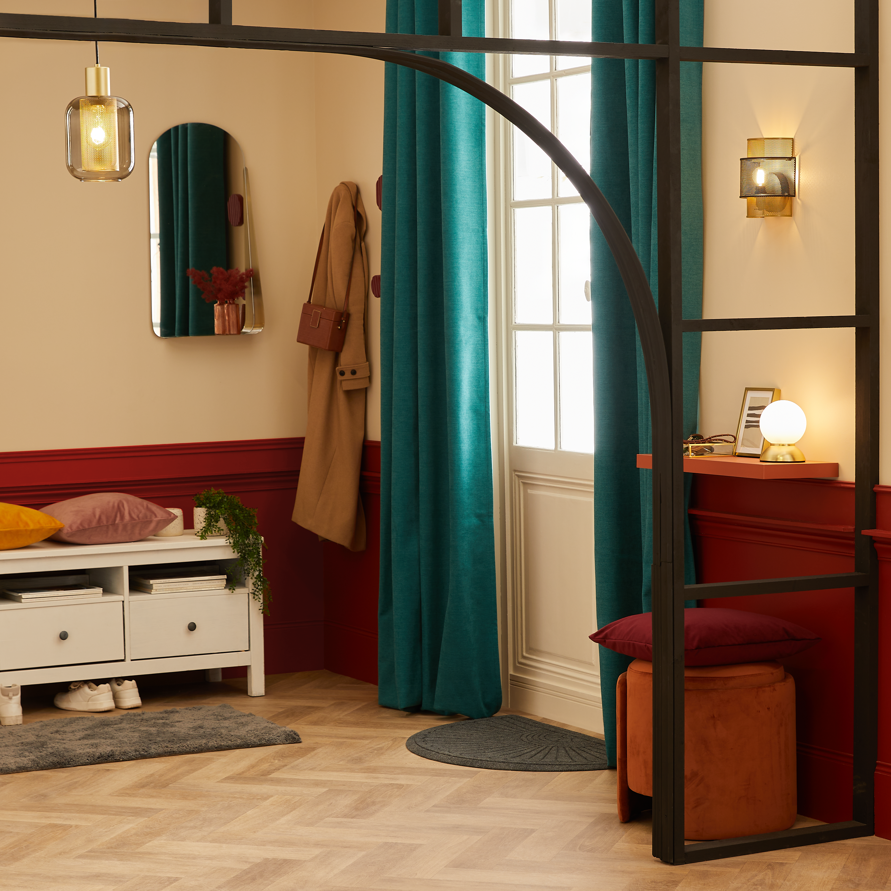 Kinkiet Cilaos czarny E27 Inspire - 3